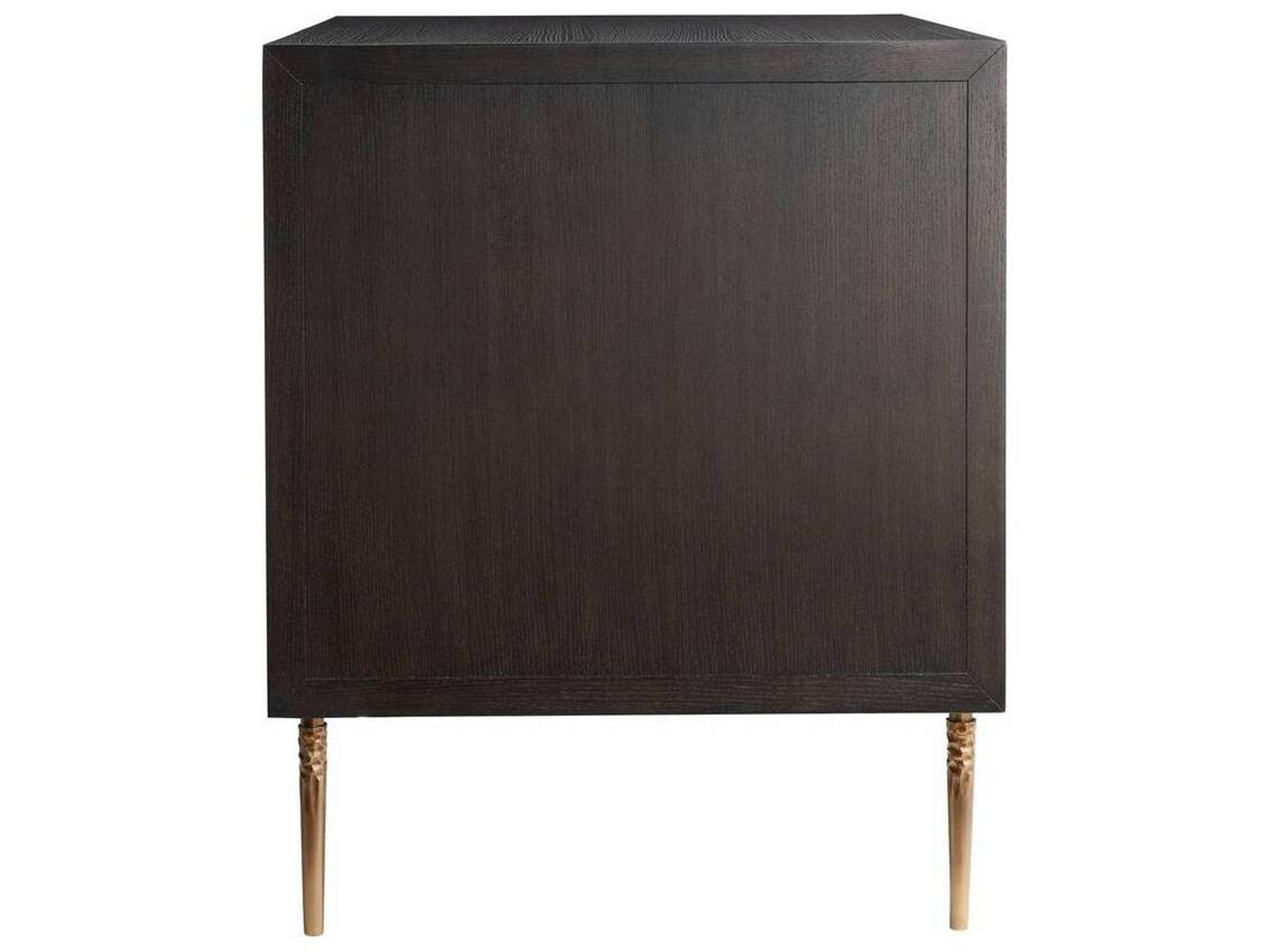 Arteriors Home Brown Oak Wood Jonathan Nightstand