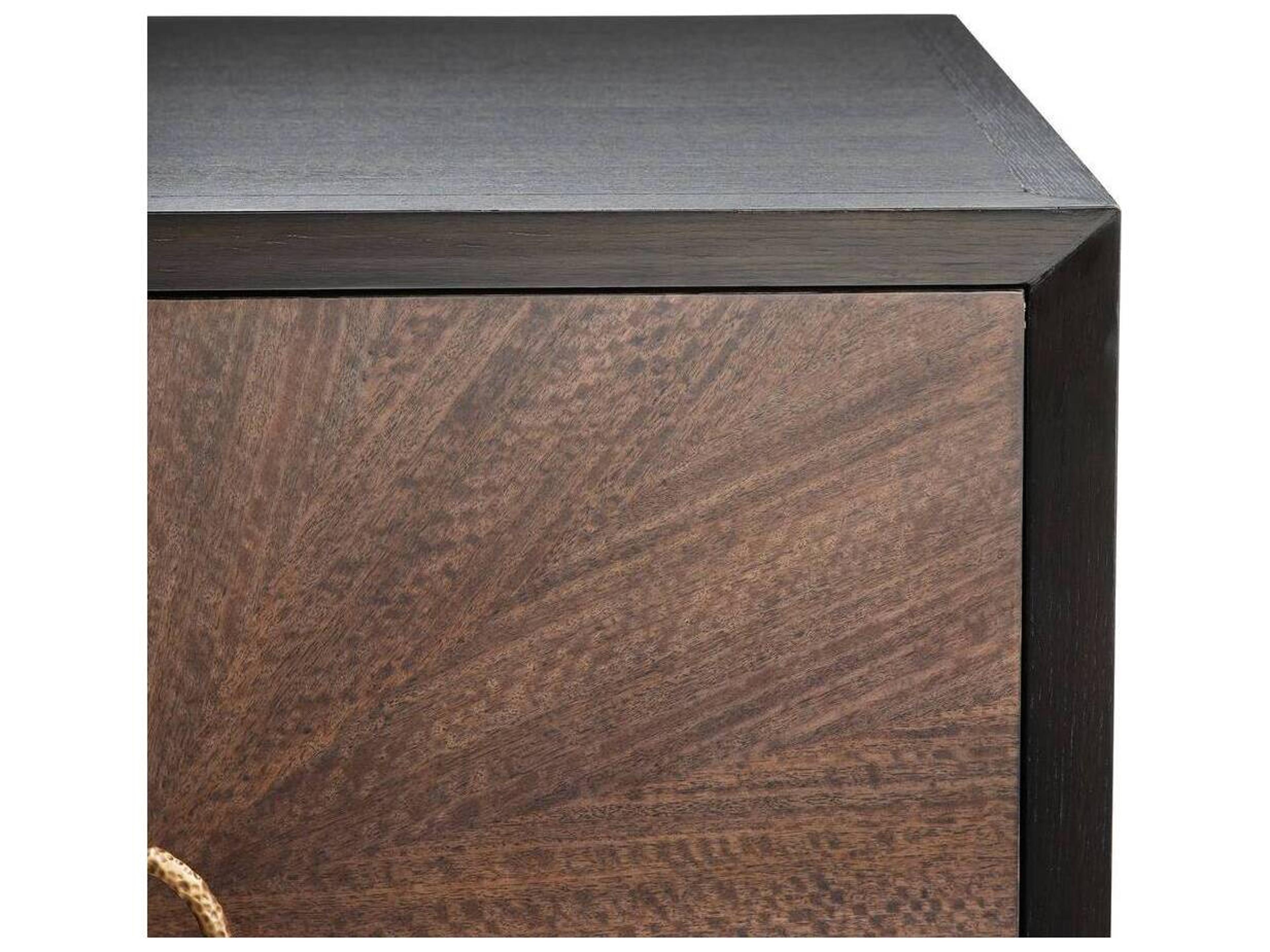 Arteriors Home Brown Oak Wood Jonathan Nightstand