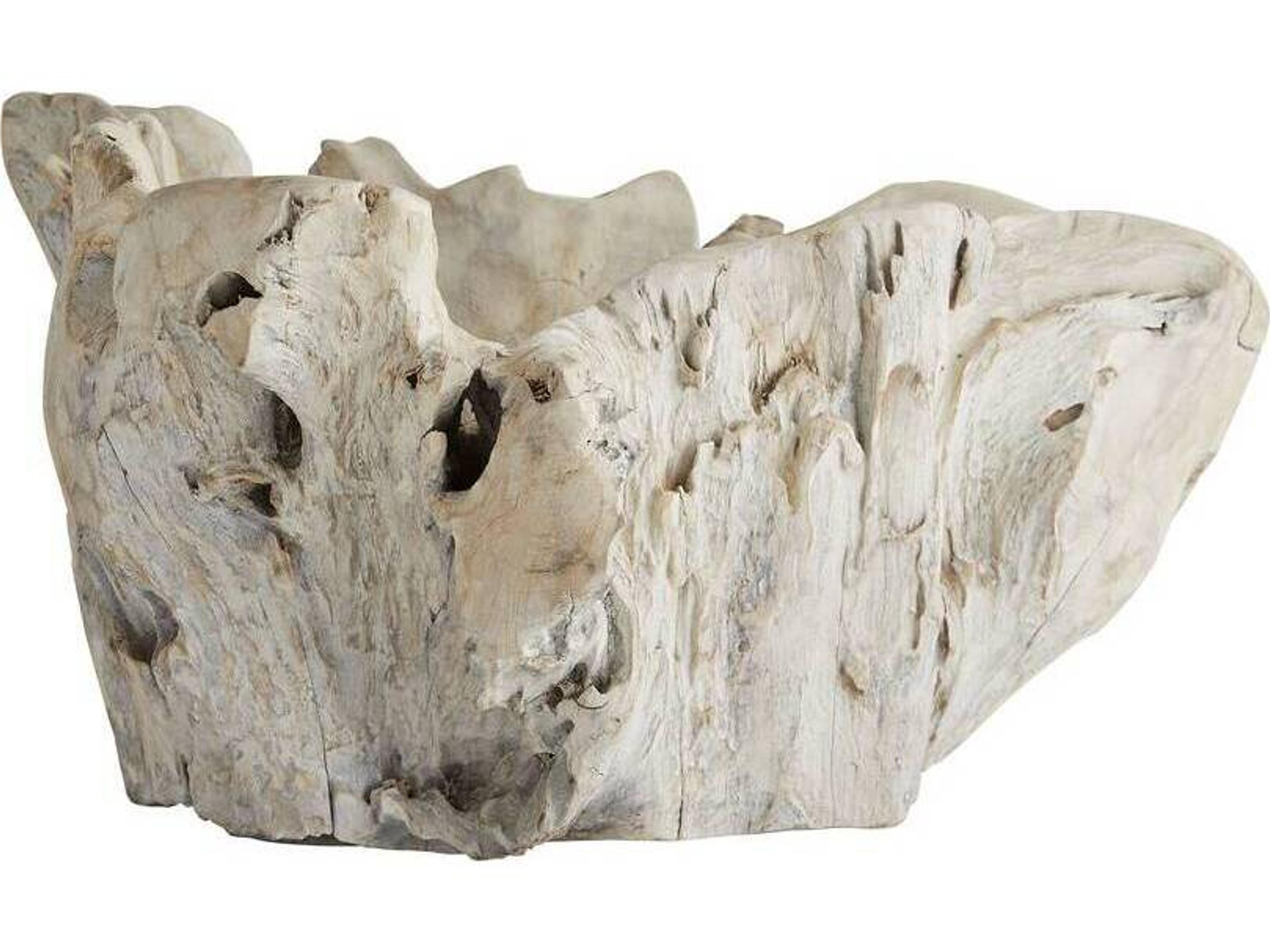 Arteriors Home Nantucket White Wash Decorative Bowl