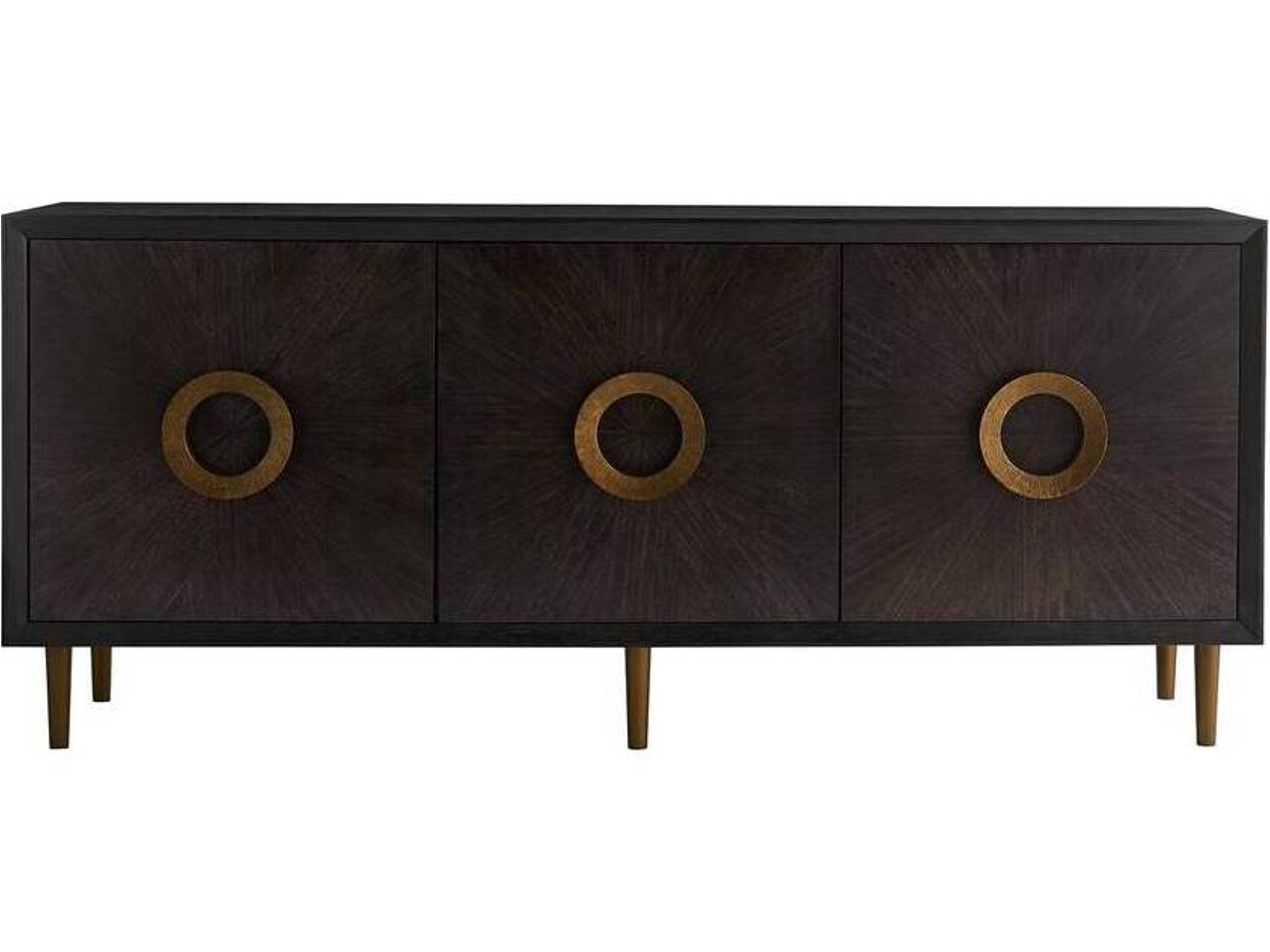 Arteriors Home 78" Oak Wood Sable Brindle Normandy Sideboard