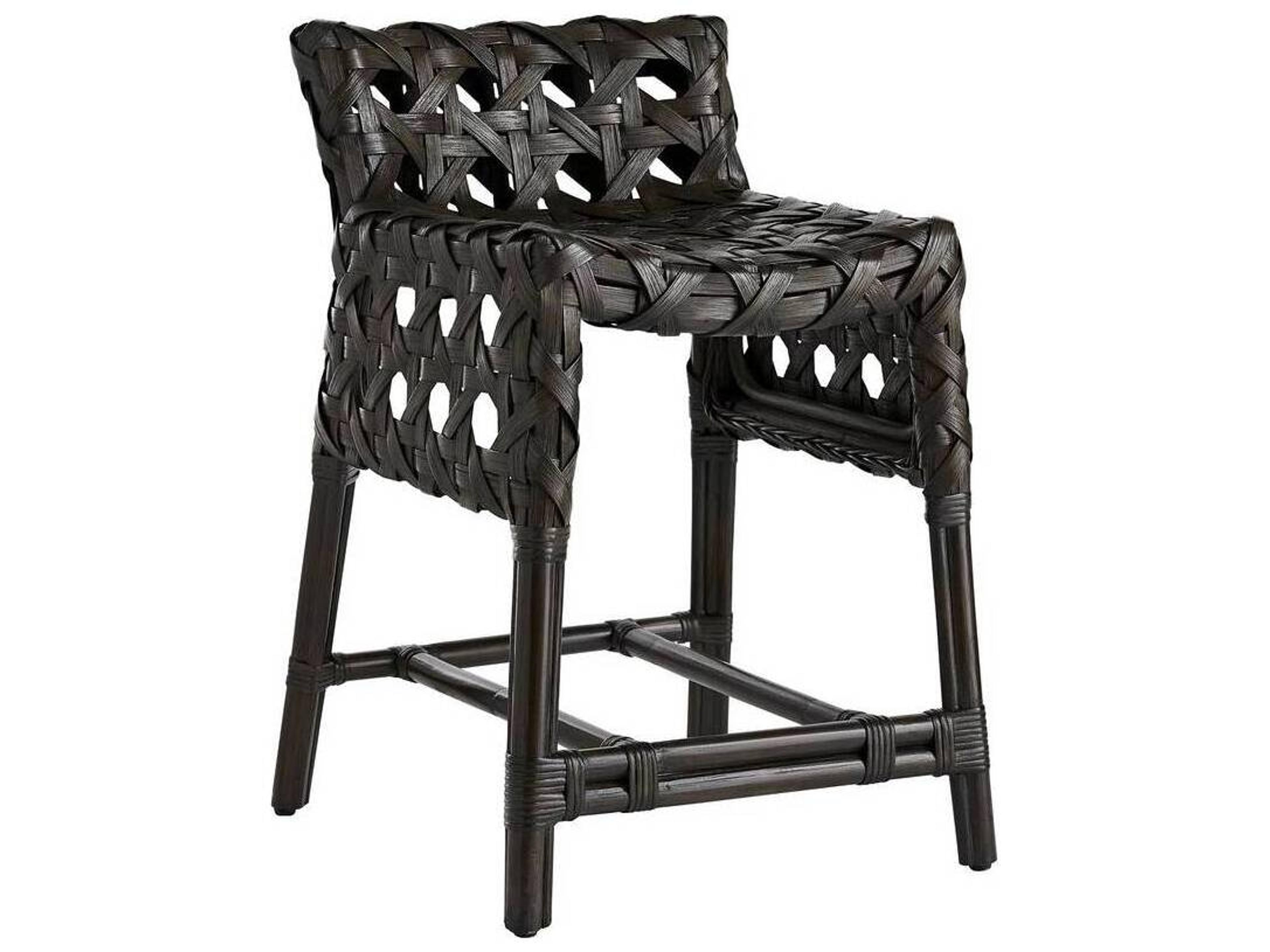 Richmond Counter Stool Espresso Hand-Woven Rattan