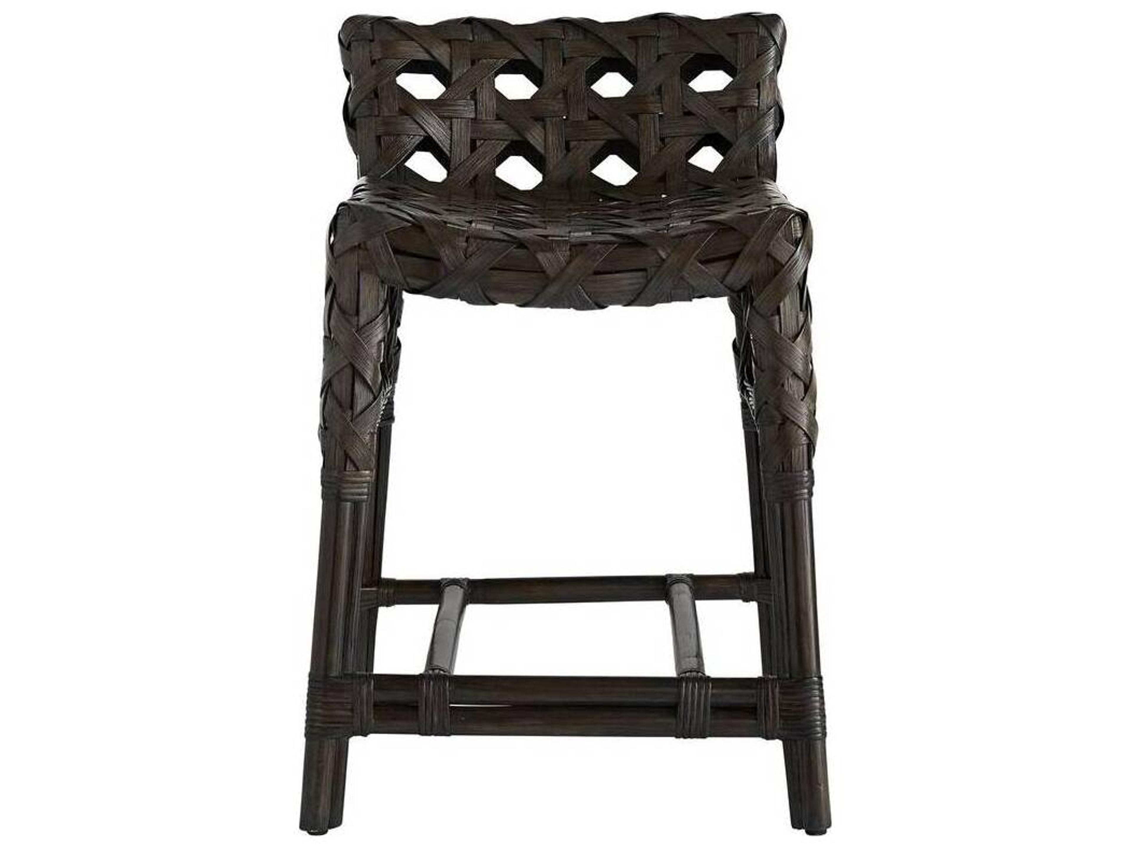 Arteriors Home Richmond Espresso Rattan Counter Stool