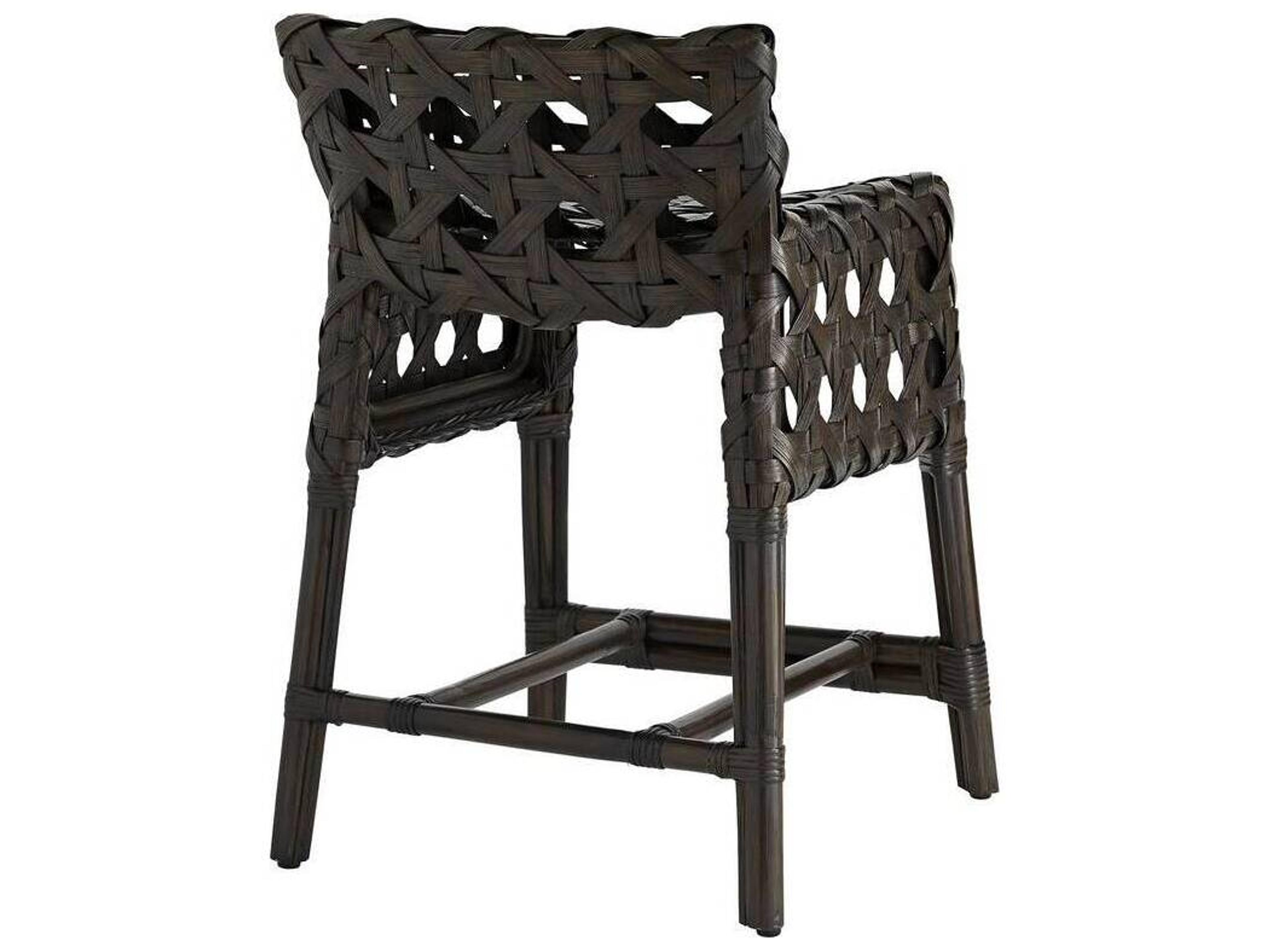 Arteriors Home Richmond Espresso Rattan Counter Stool