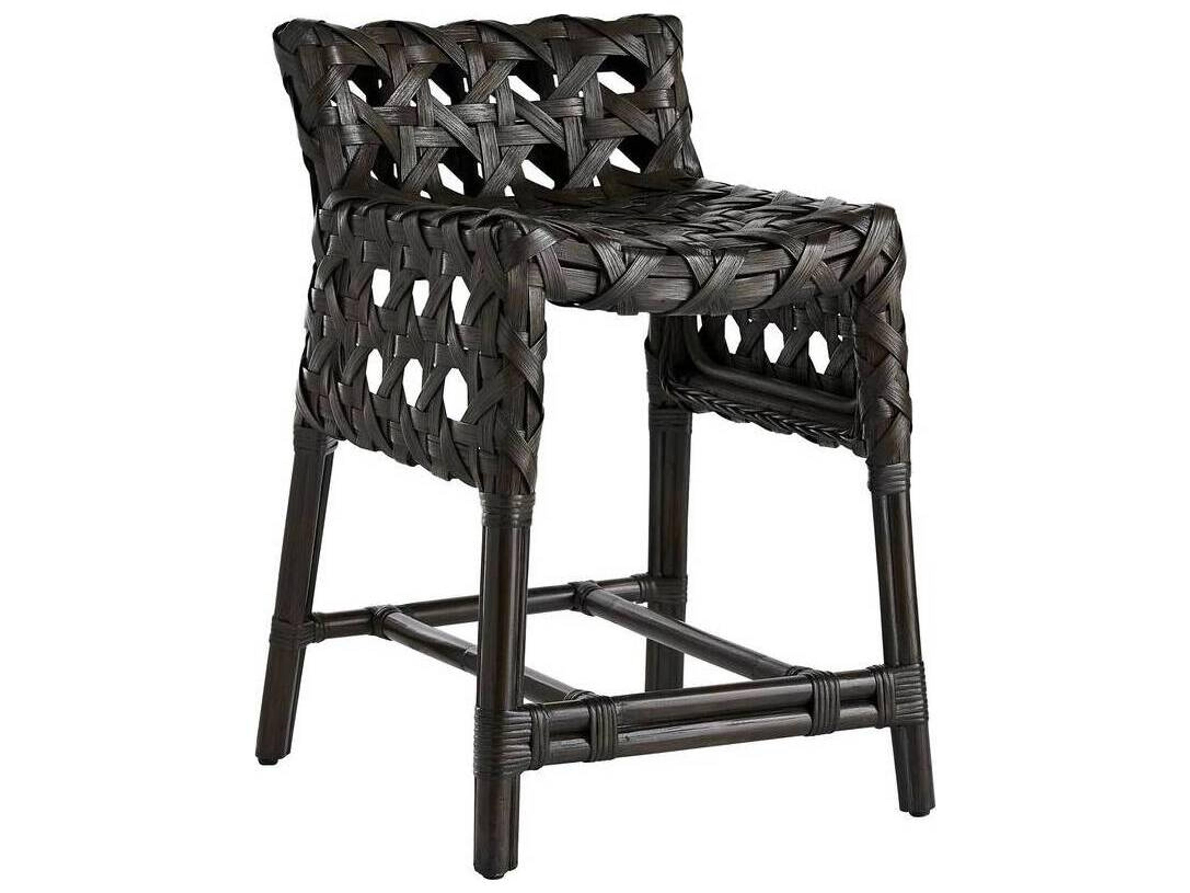 Arteriors Home Richmond Espresso Rattan Counter Stool