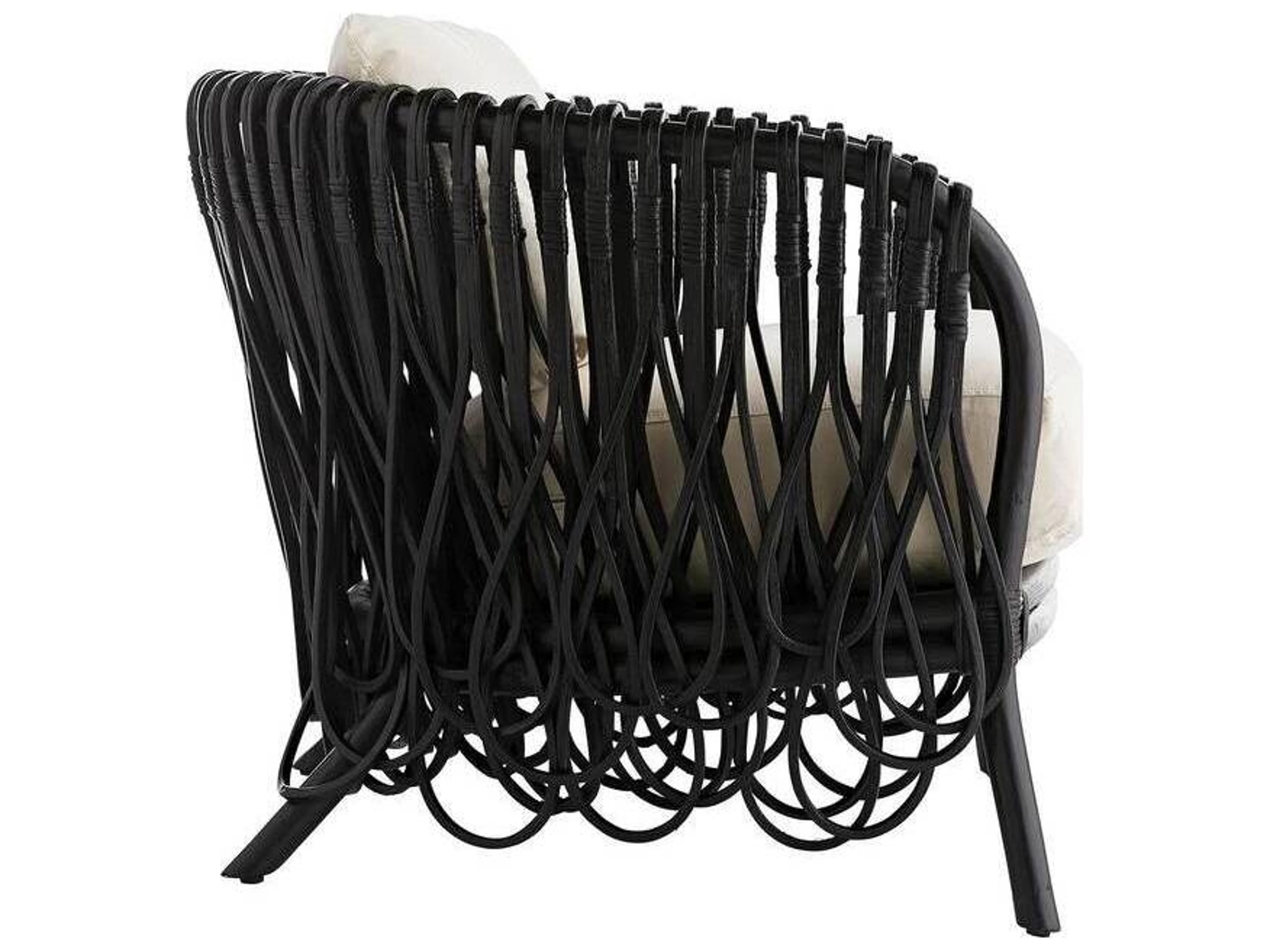 Arteriors Home Strata Black Accent Chair