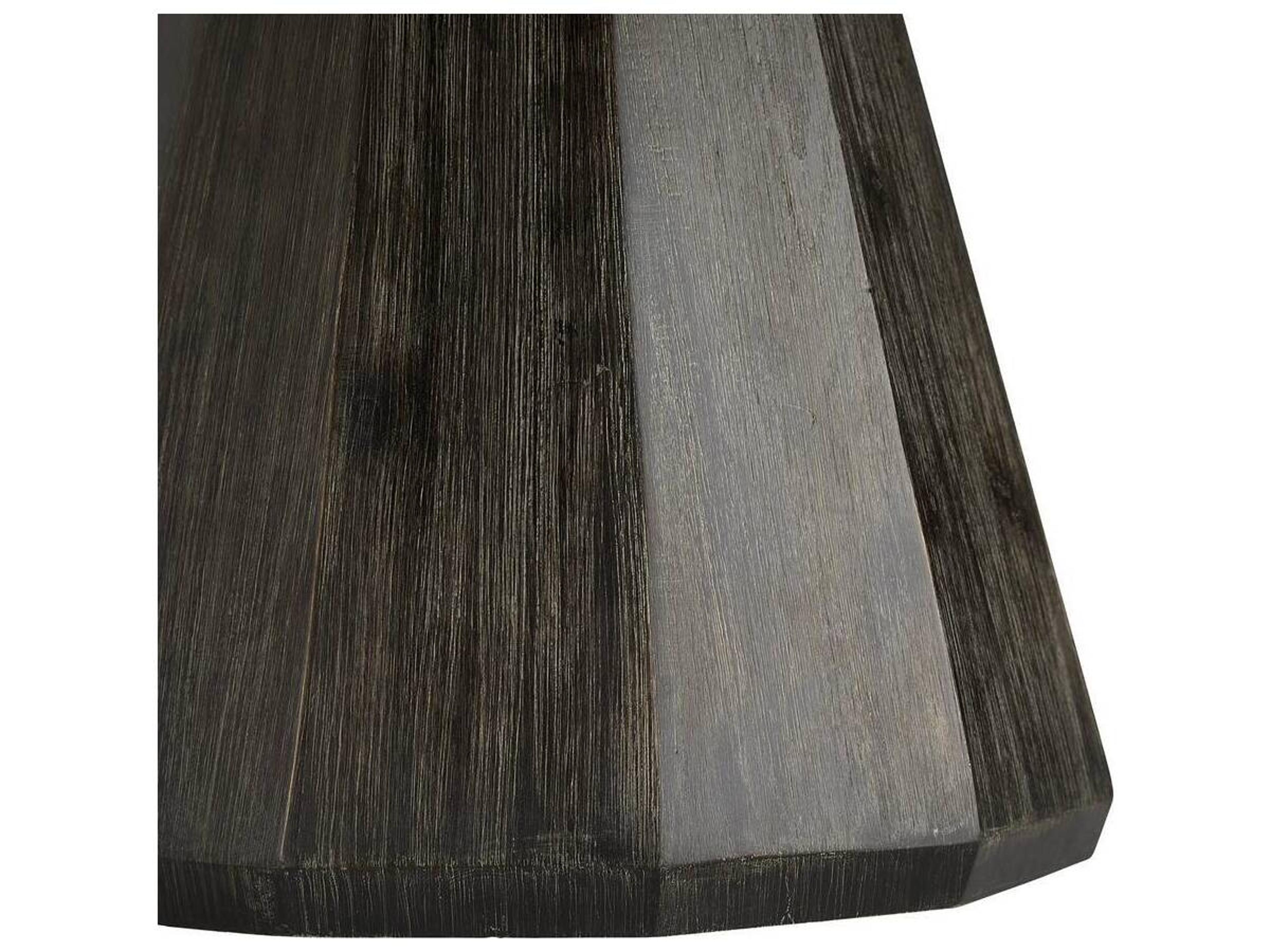 Arteriors Home Seren  Round Stone Dark Ash Gray Dining Table