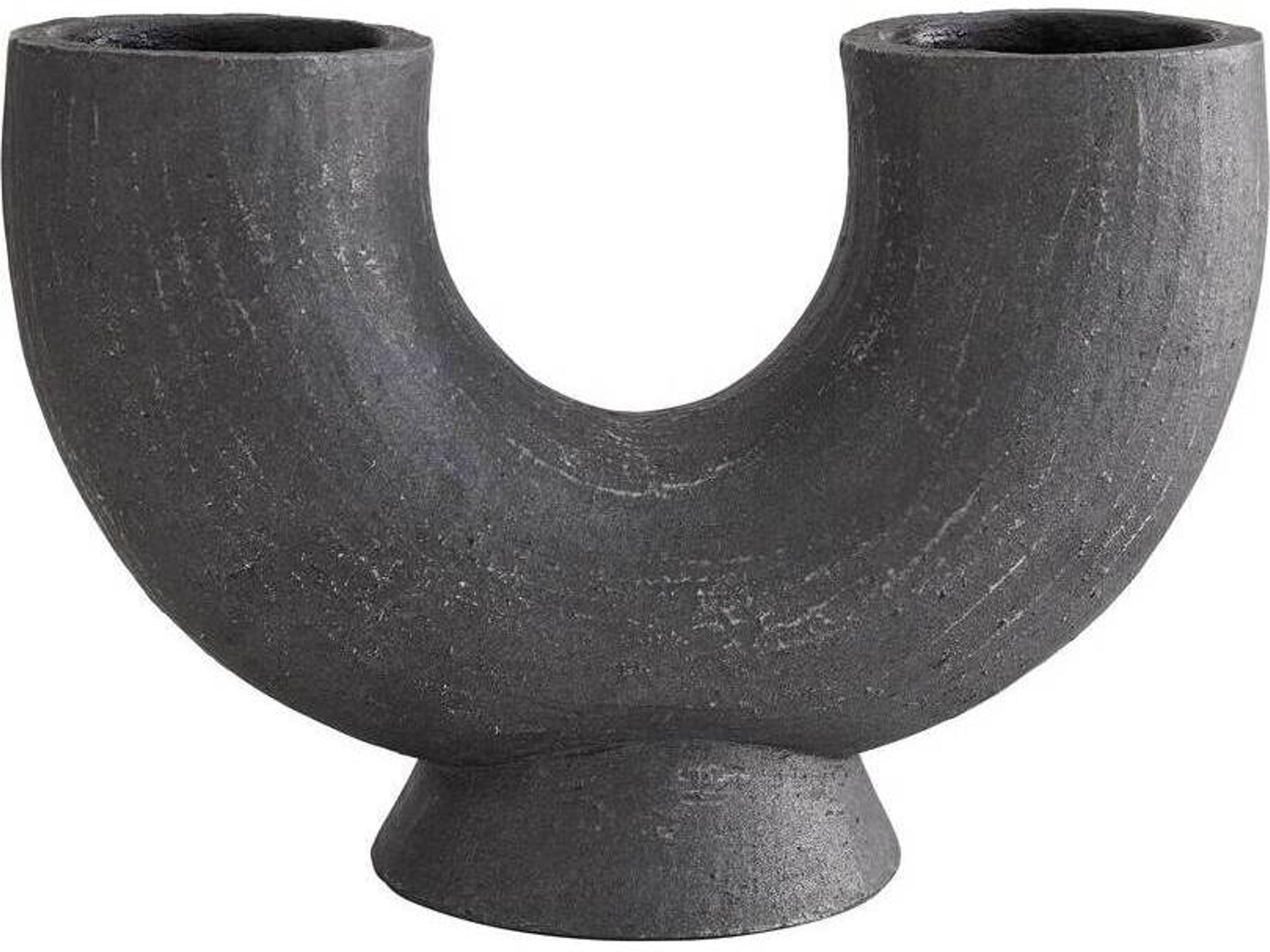 Arteriors Home Damien Matte Charcoal Sculpture