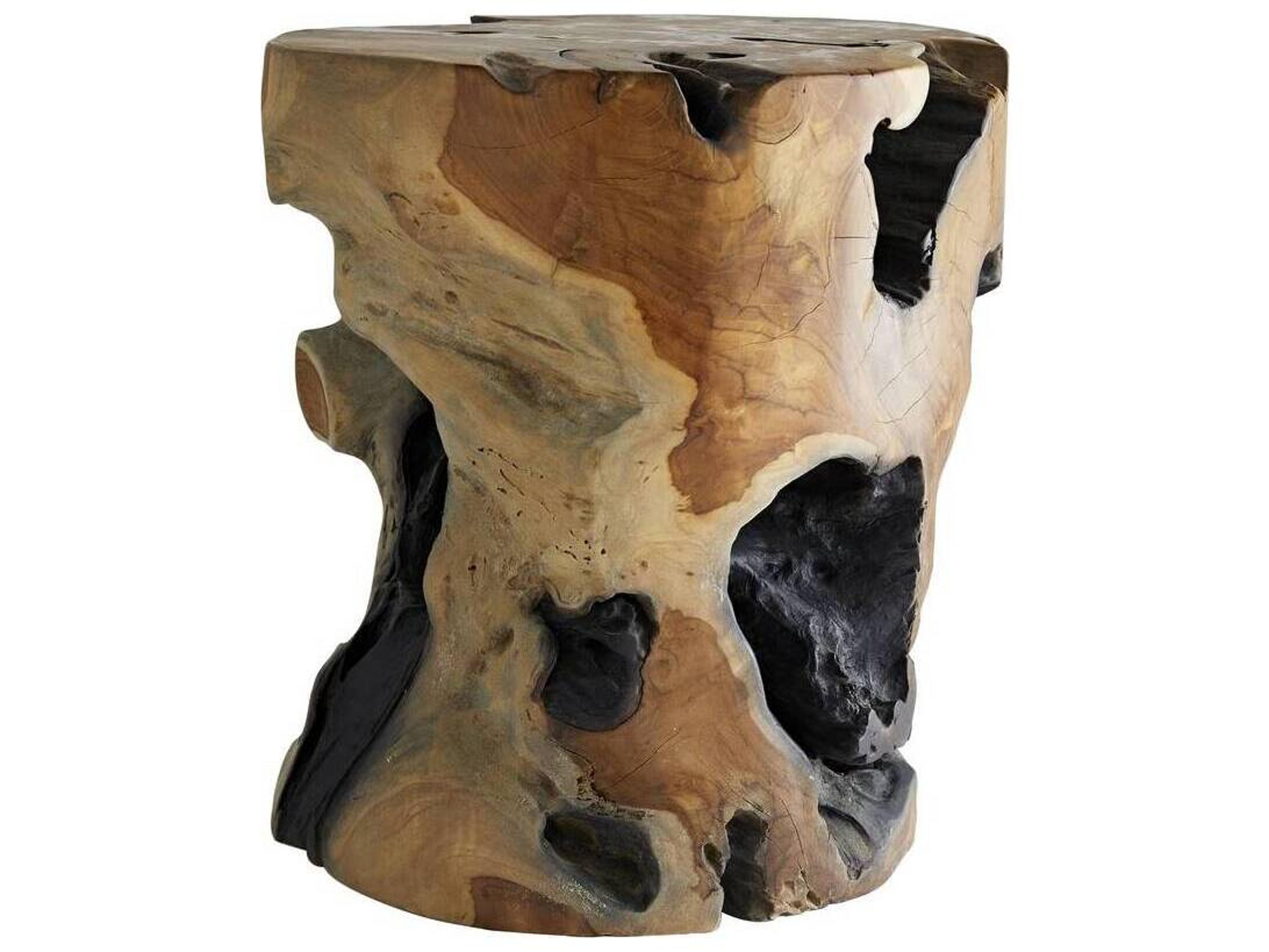 Fricke Accent Table Natural Burnt Teak