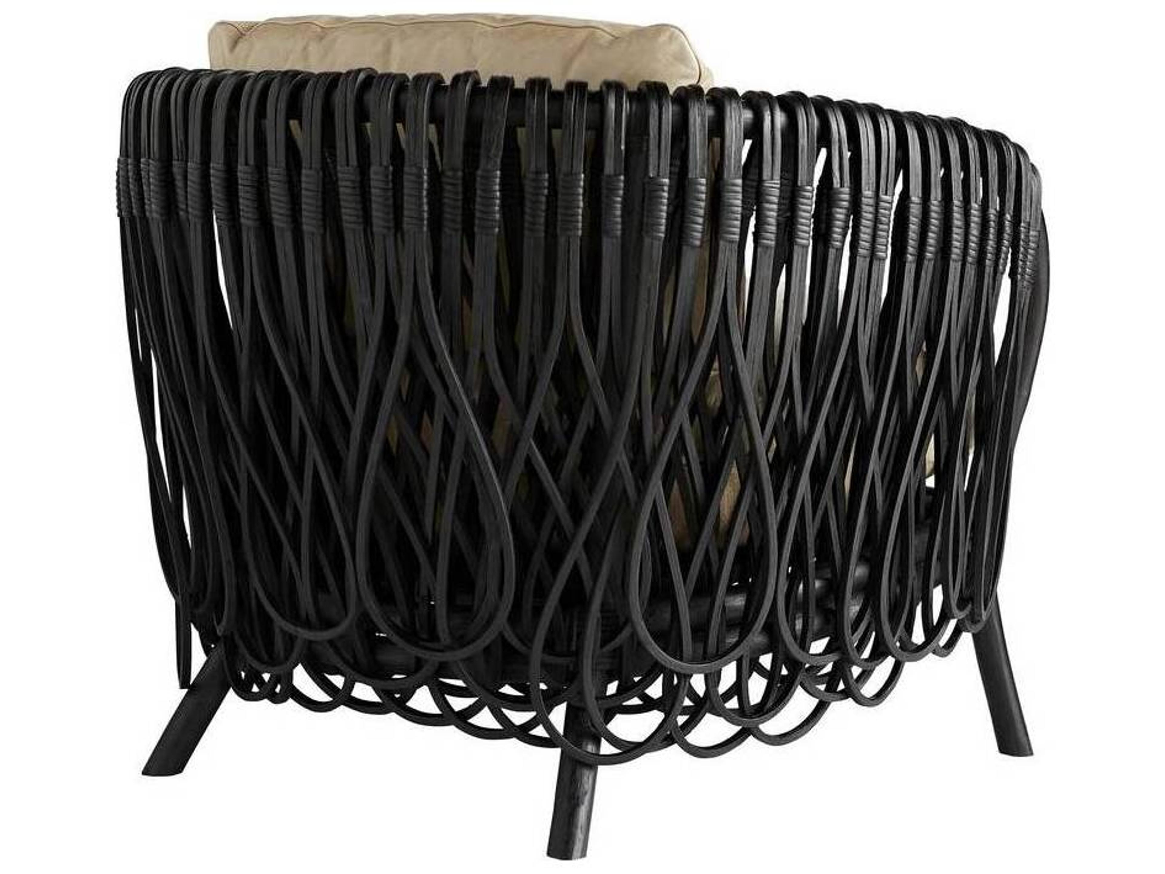 Arteriors Home Strata Beige Leather Accent Chair