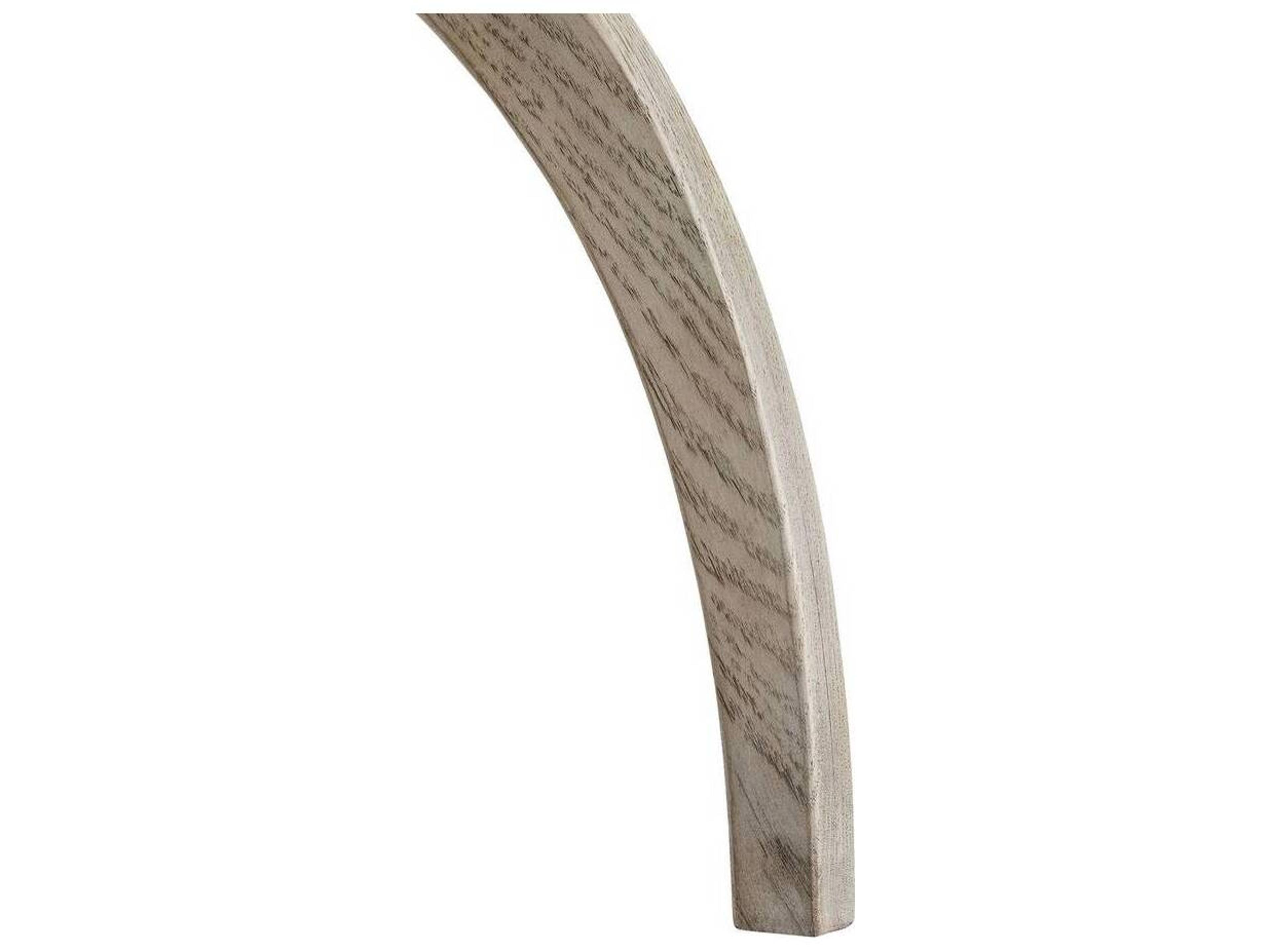 Arteriors Home Round Wood Smoke Dorey End Table