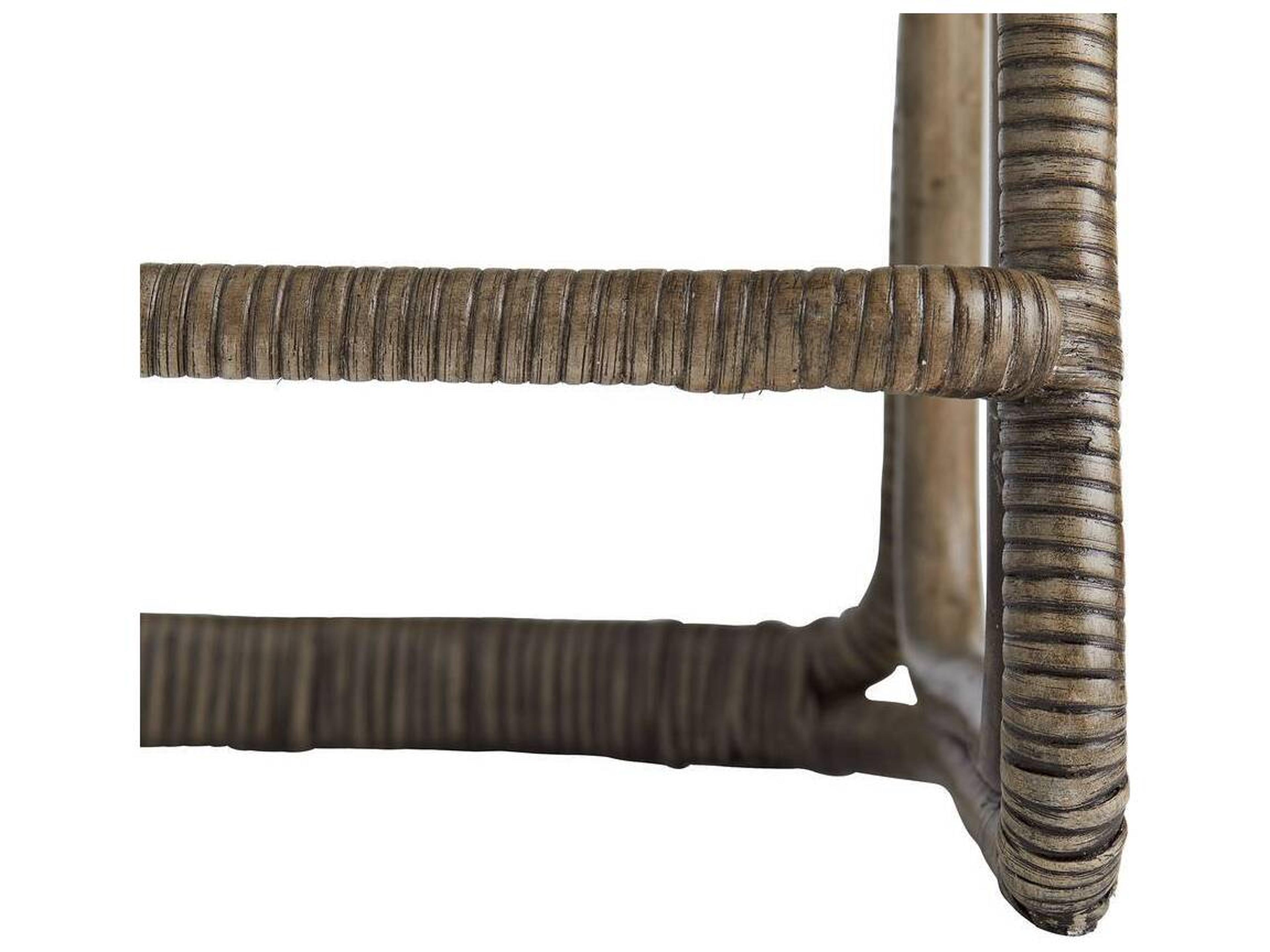 Arteriors Home Moth Gray Rattan Counter Stool Harrington