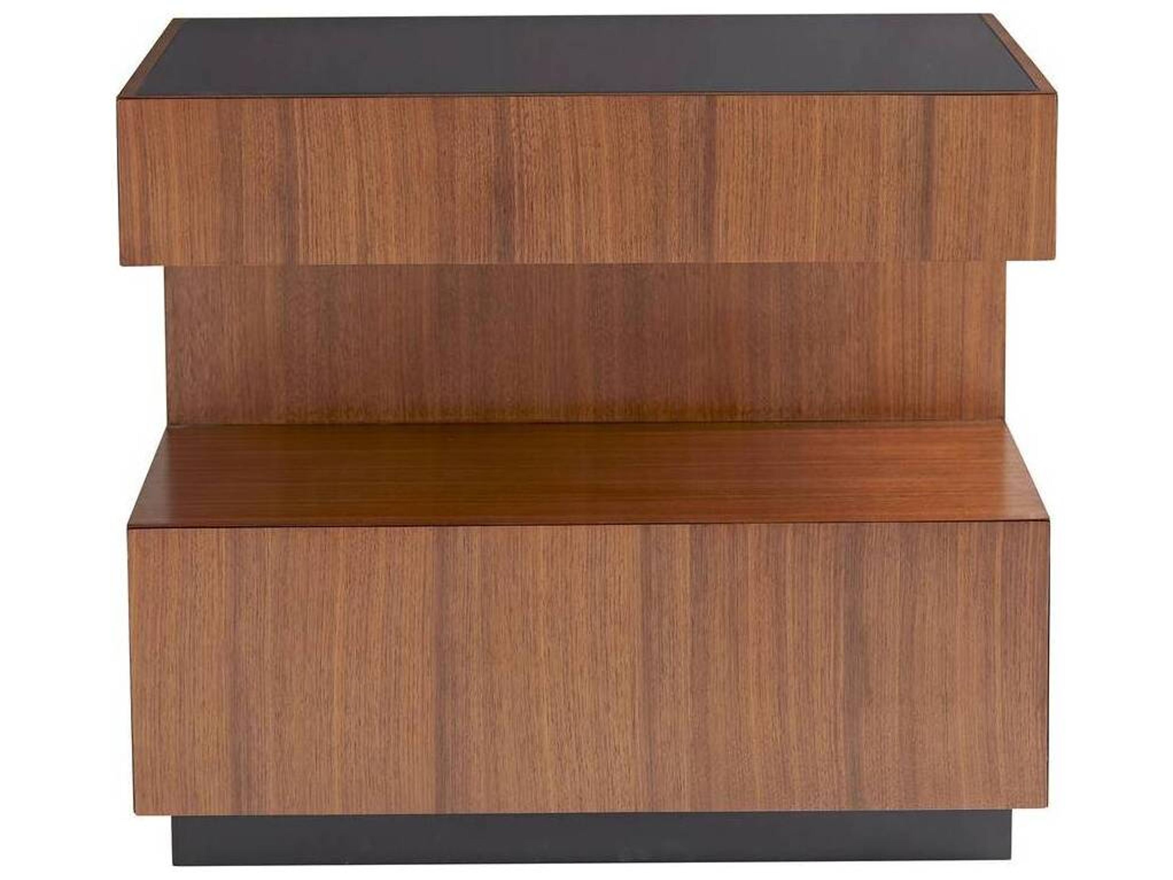 Geron Side Table Walnut Veneer Modern