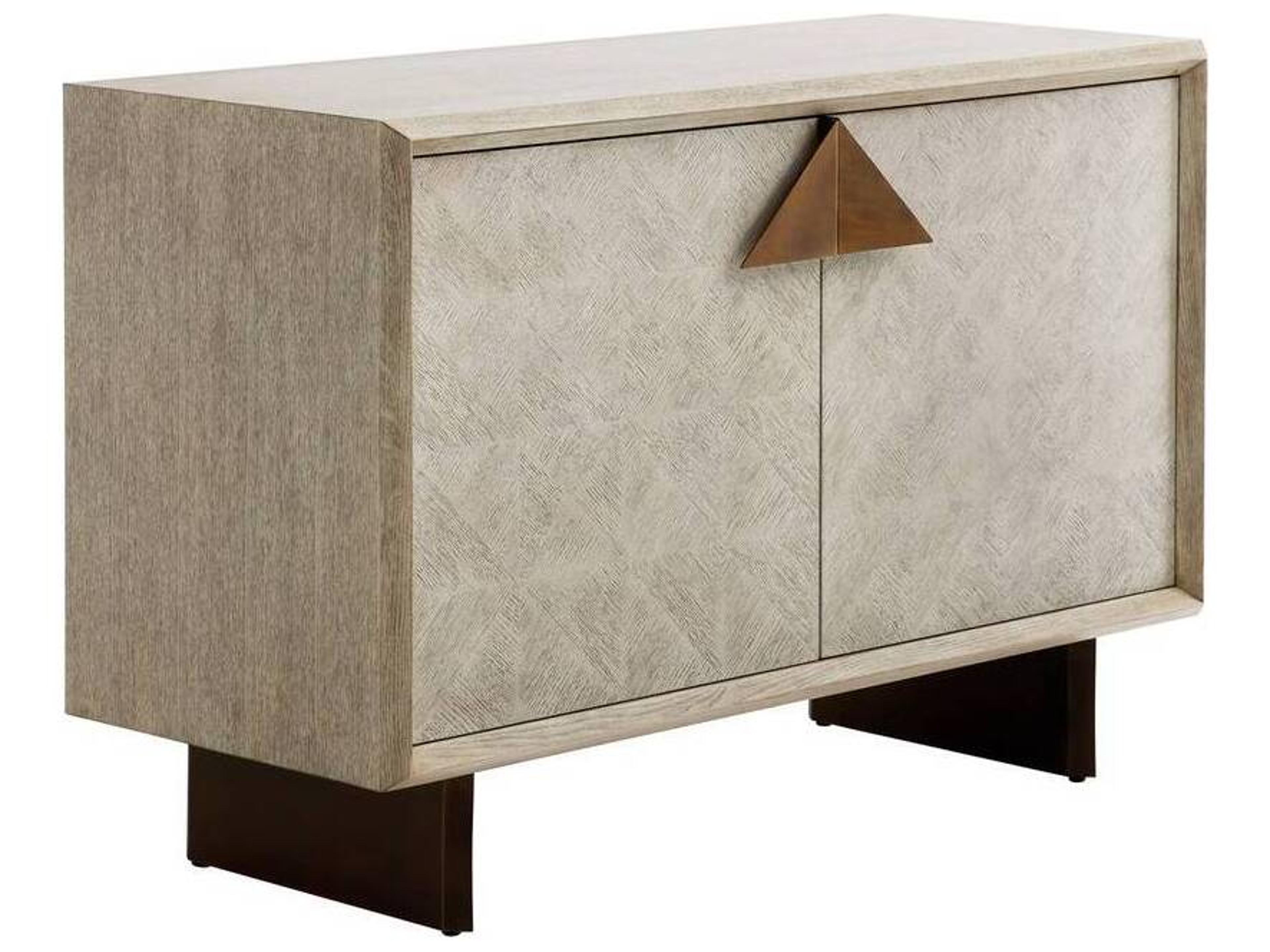 Arteriors Home Naomi Smoke Beige Oak Wood Accent Chest