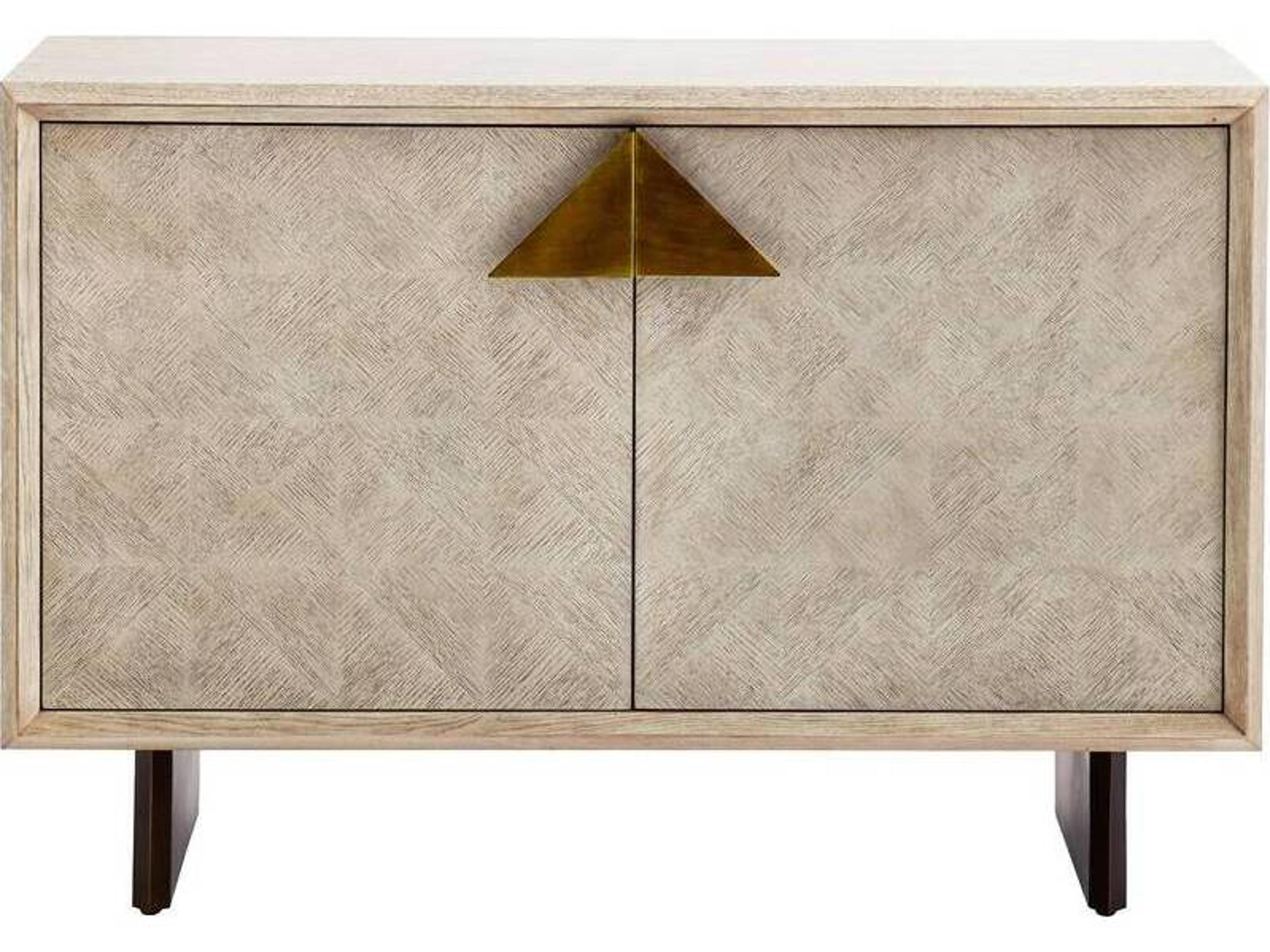 Arteriors Home Naomi Smoke Beige Oak Wood Accent Chest