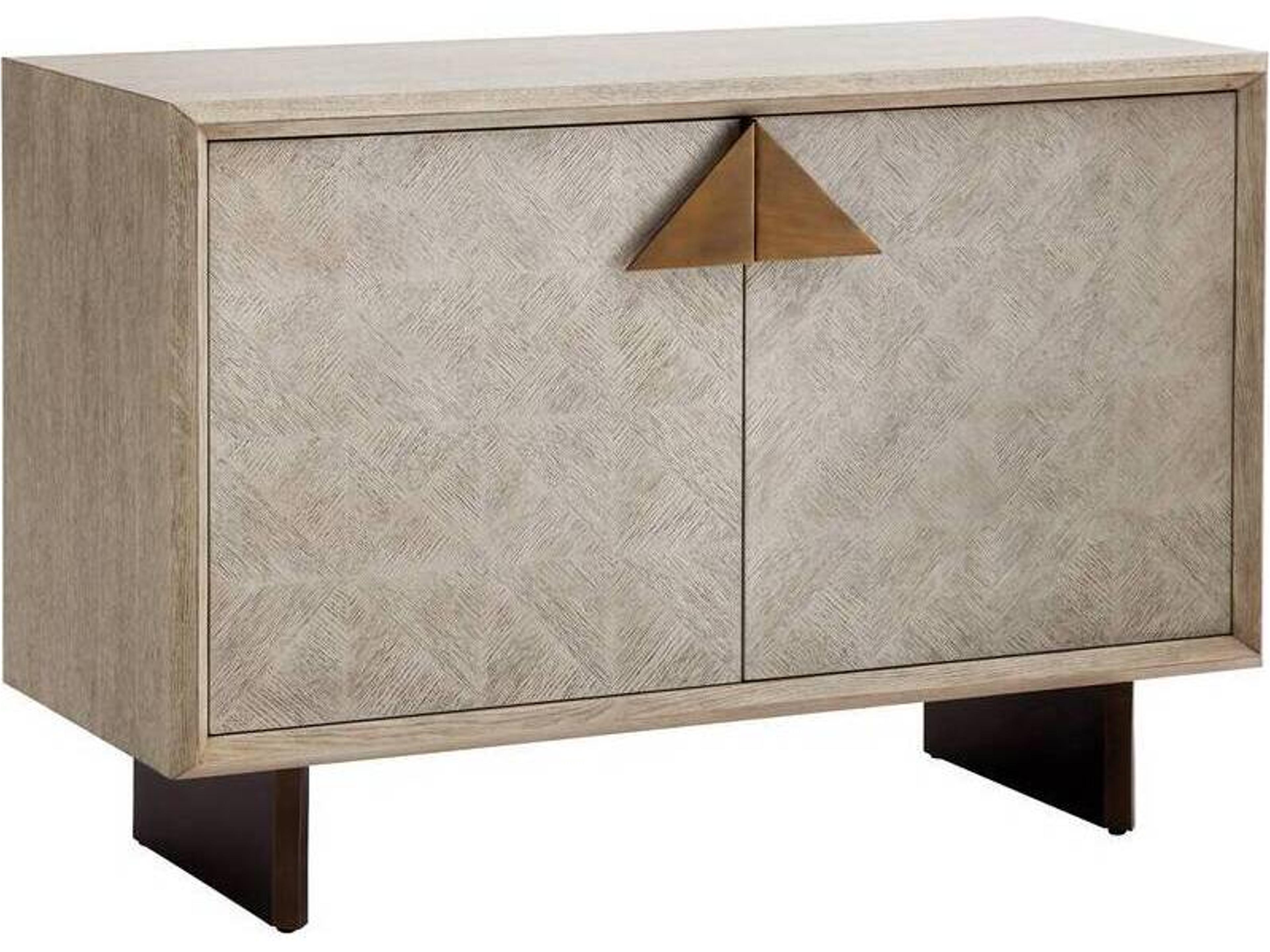 Arteriors Home Naomi Smoke Beige Oak Wood Accent Chest