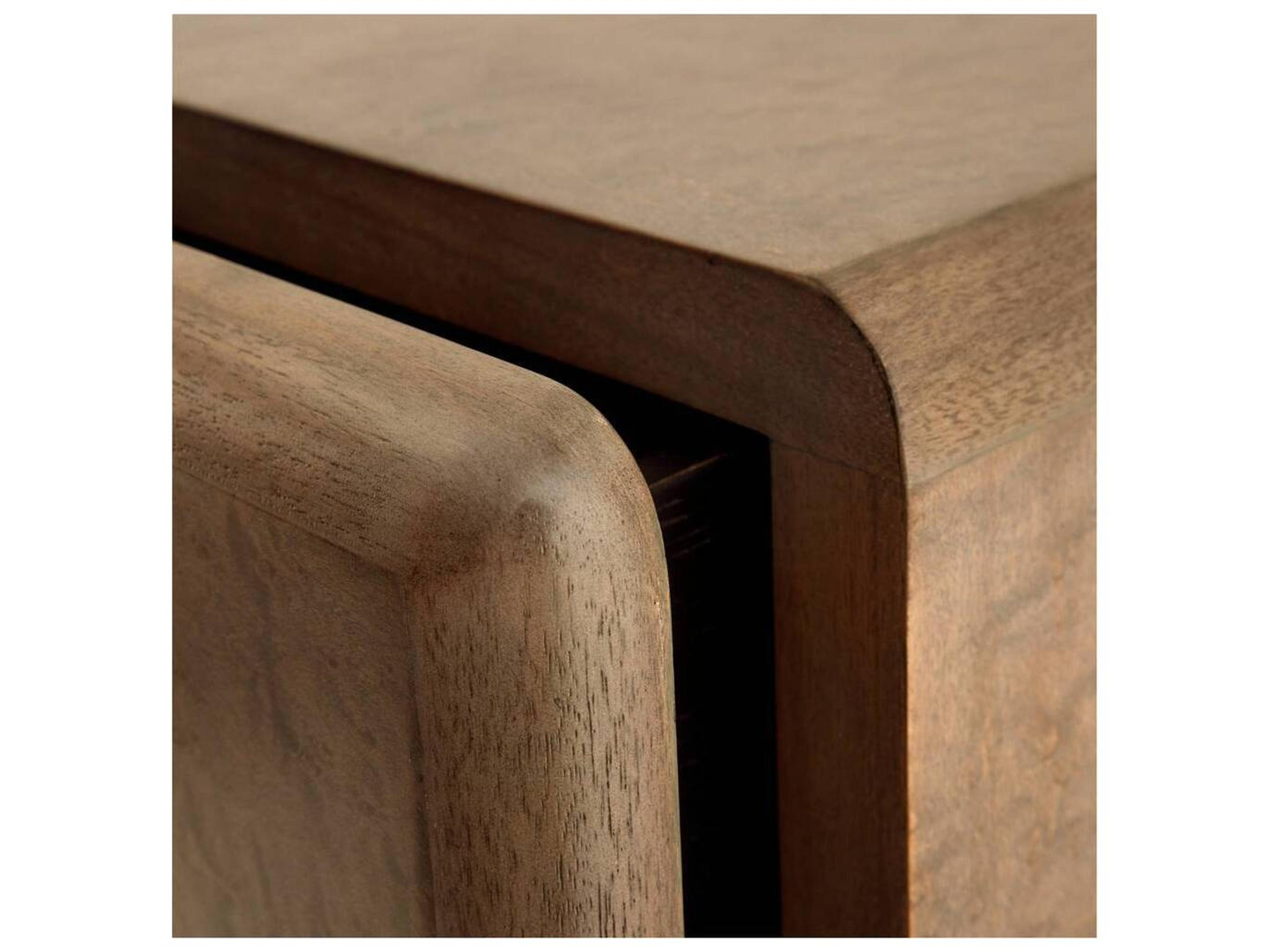 Arteriors Home Norm Rectangular Wood Armor Burl Console Table