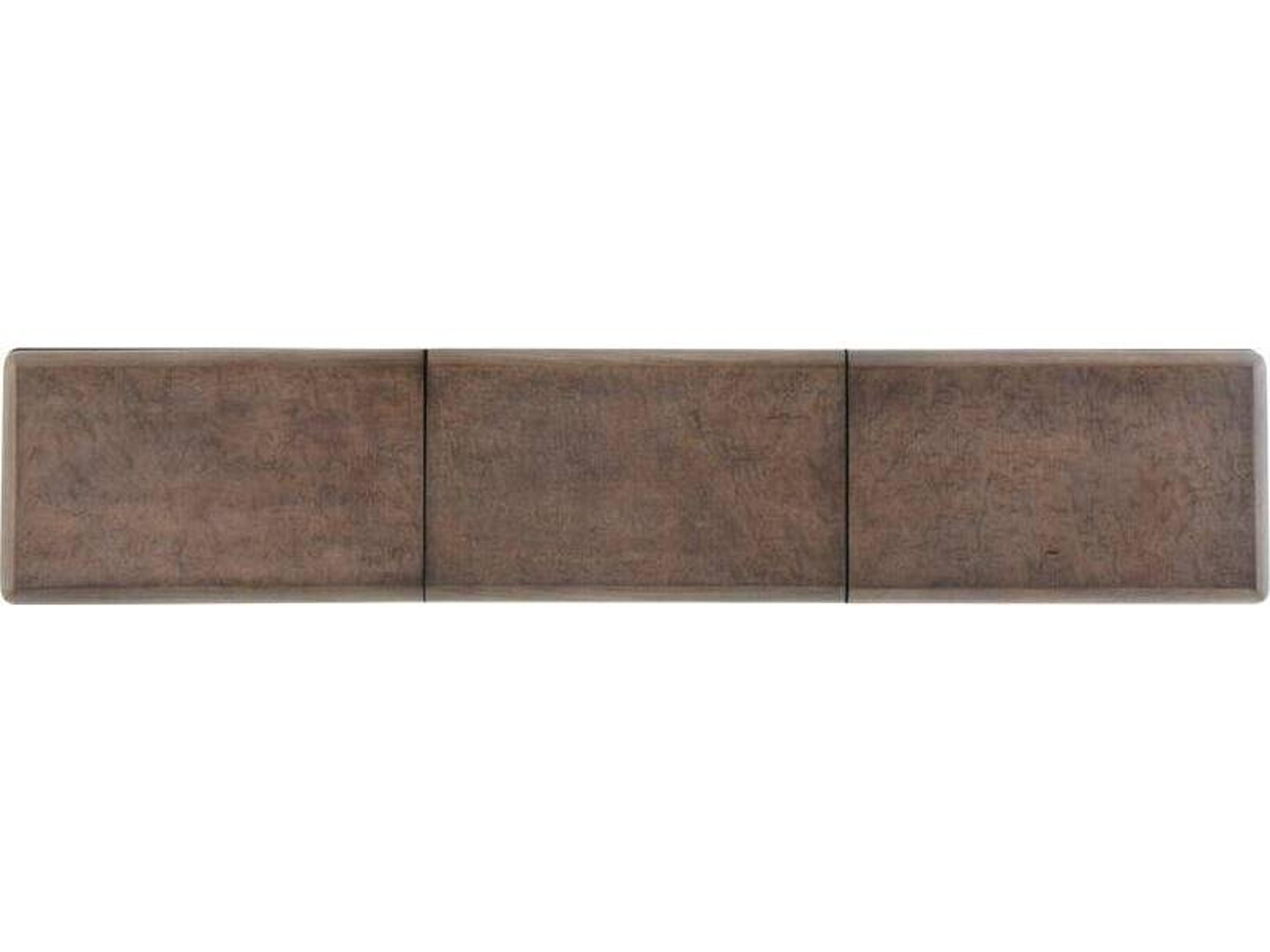 Arteriors Home Norm Rectangular Wood Armor Burl Console Table