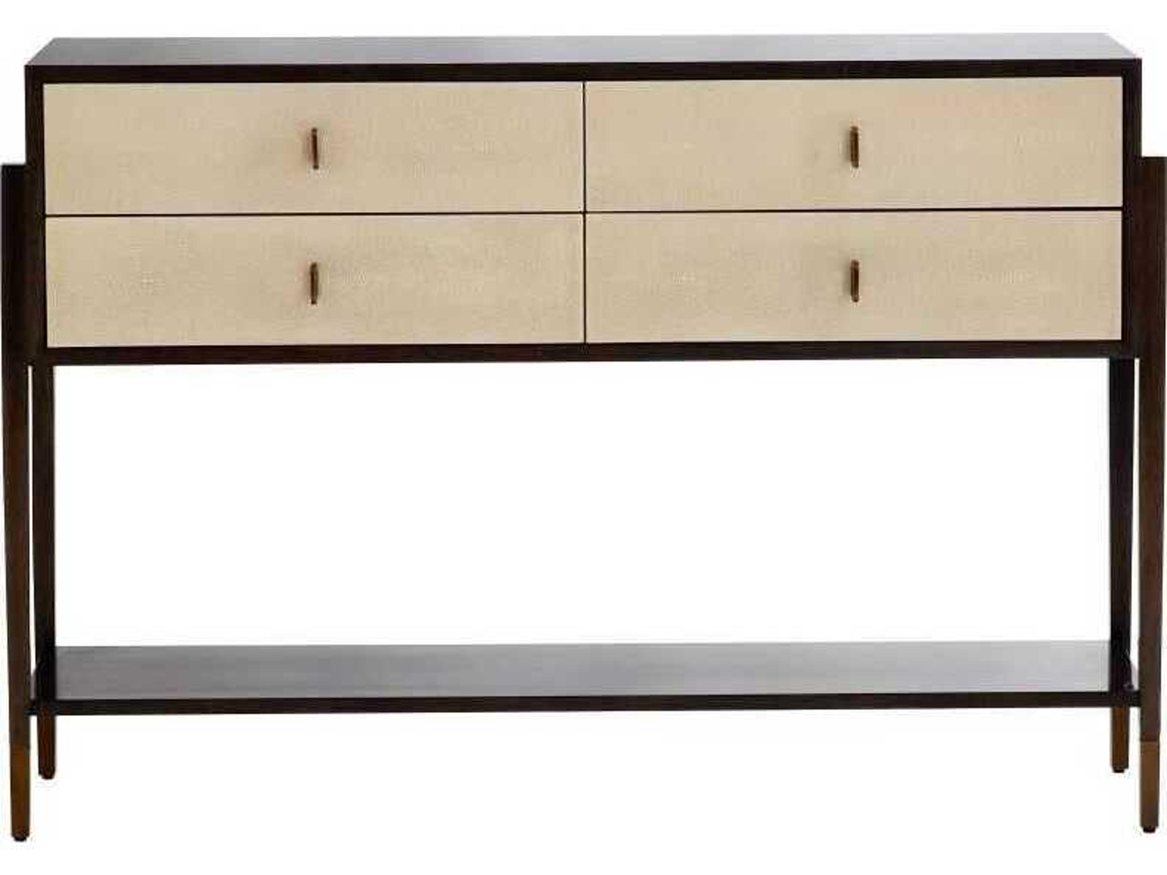 Arteriors Home Nora Rectangular Wood Brindle Console Table