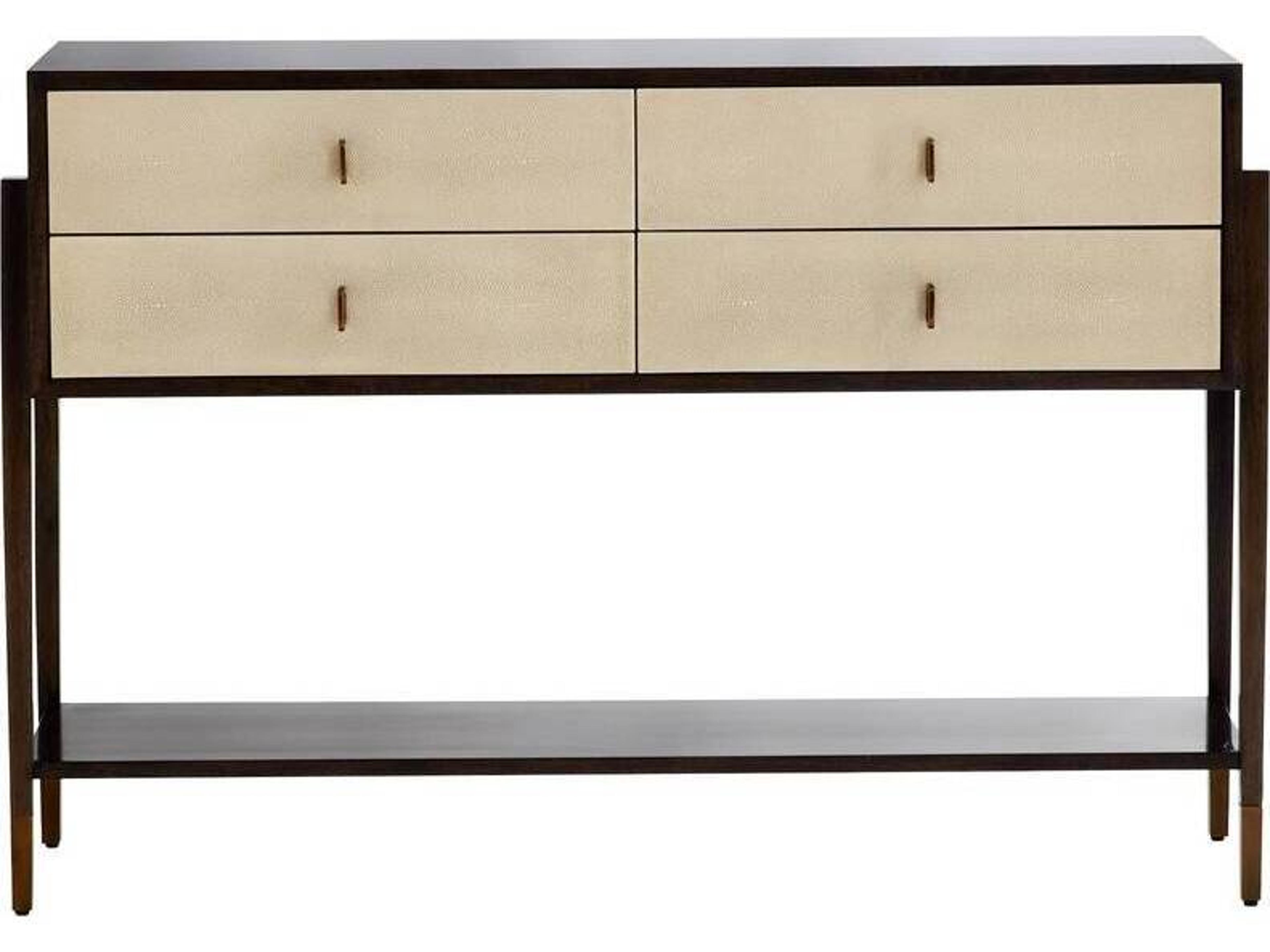 Arteriors Home Nora Rectangular Wood Brindle Console Table