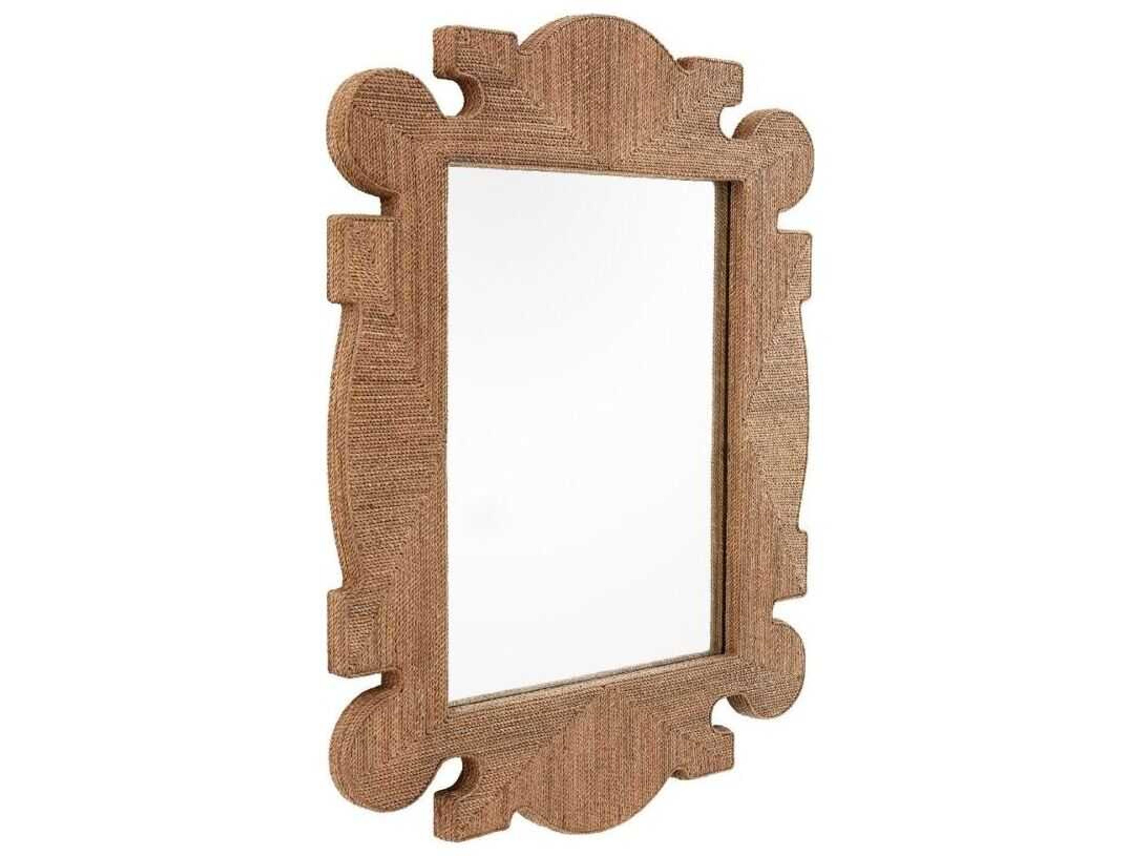 Arteriors Mowgli Wall Mirror Tobacco Stained Abaca