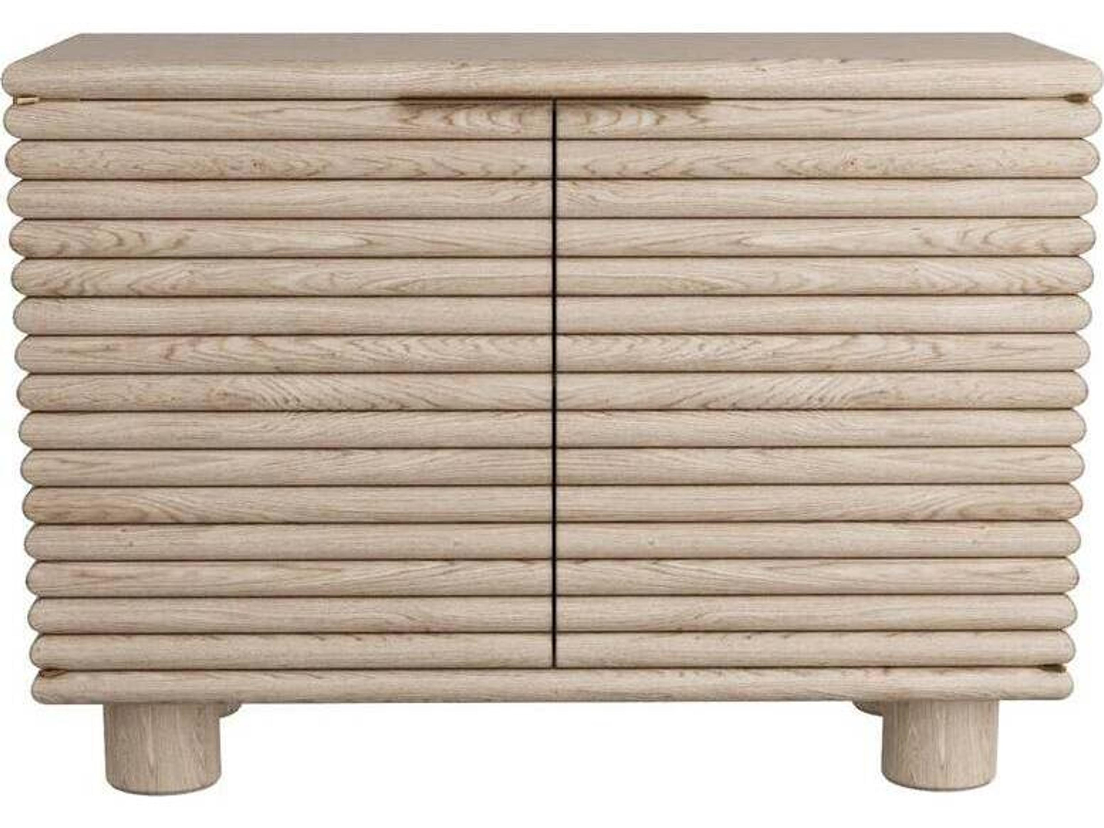 Arteriors Home Seine Smoke Gray Oak Wood Accent Chest