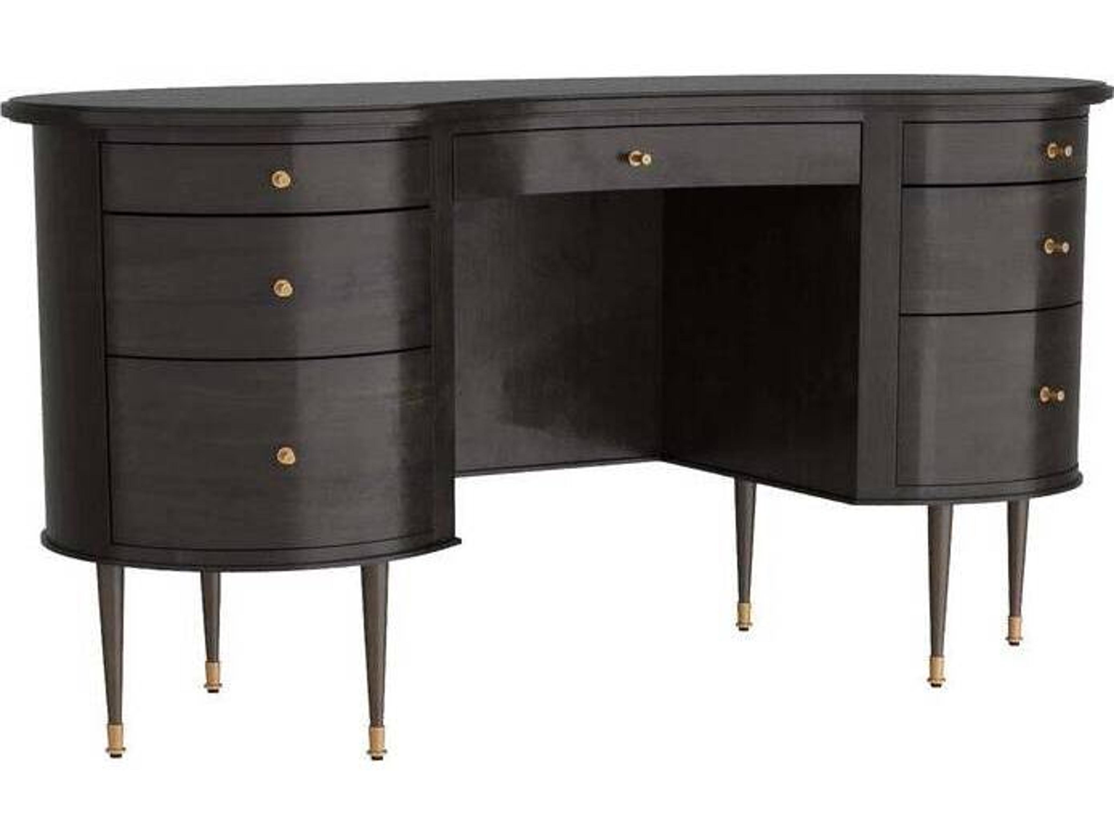 Arteriors Home Ebony Oak Wood Writing Desk