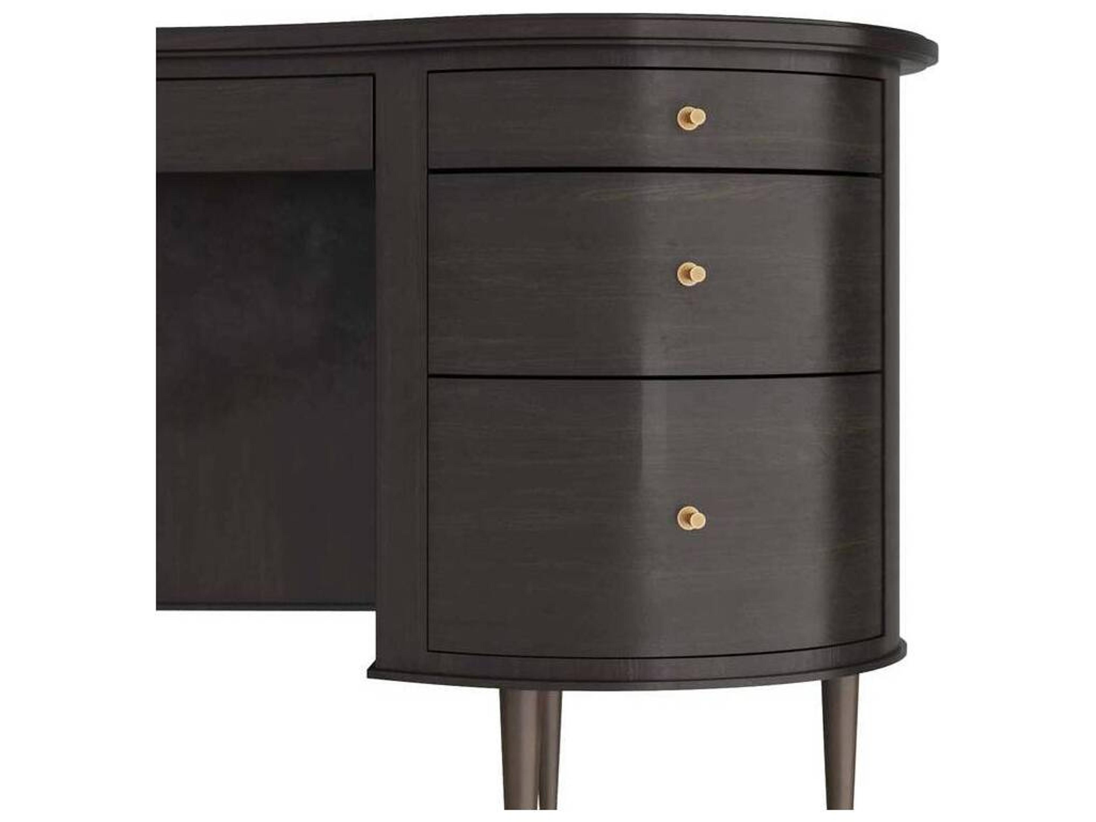 Arteriors Home Ebony Oak Wood Writing Desk