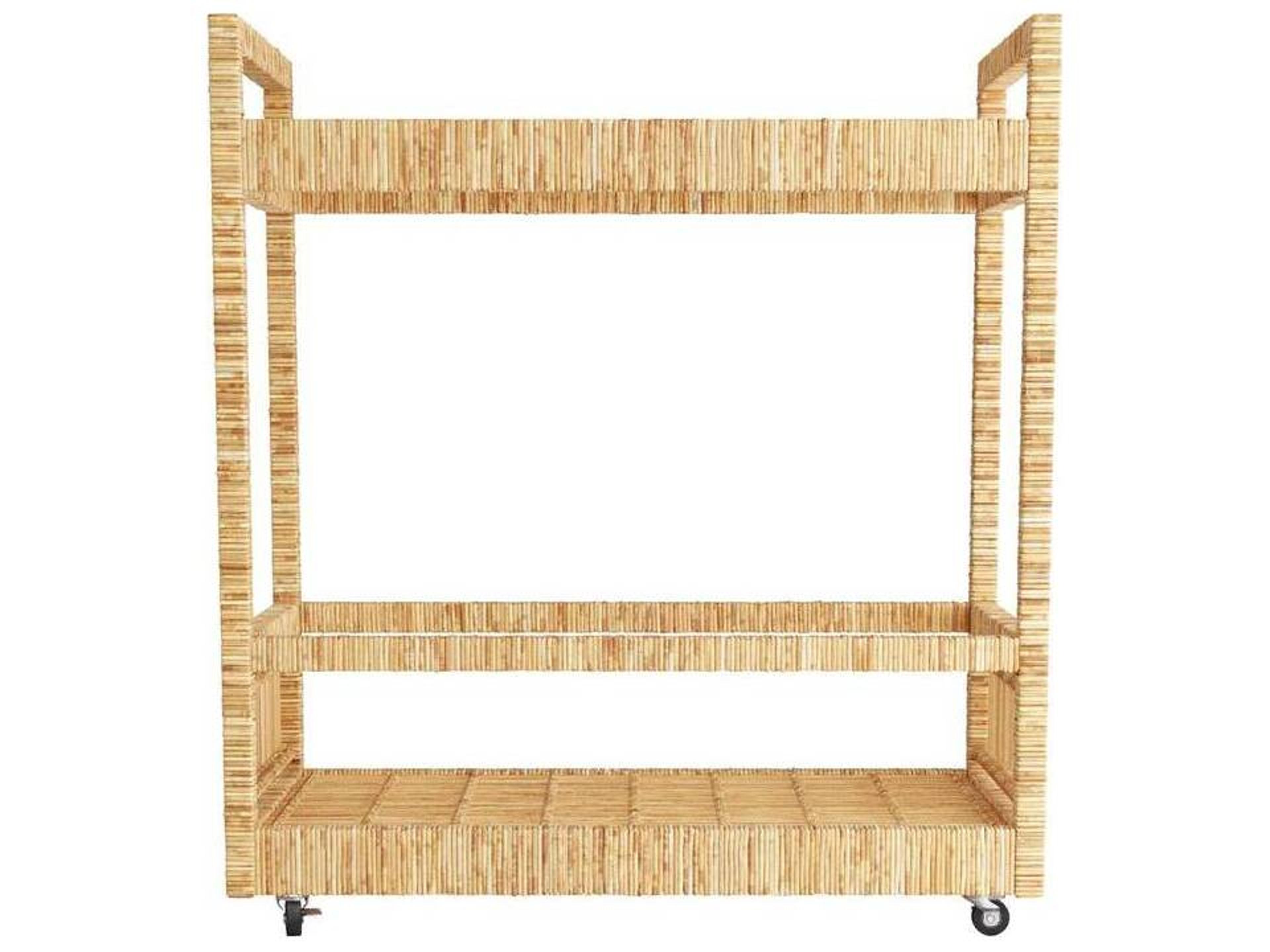 Arteriors Home Wood Natural Bar Cart