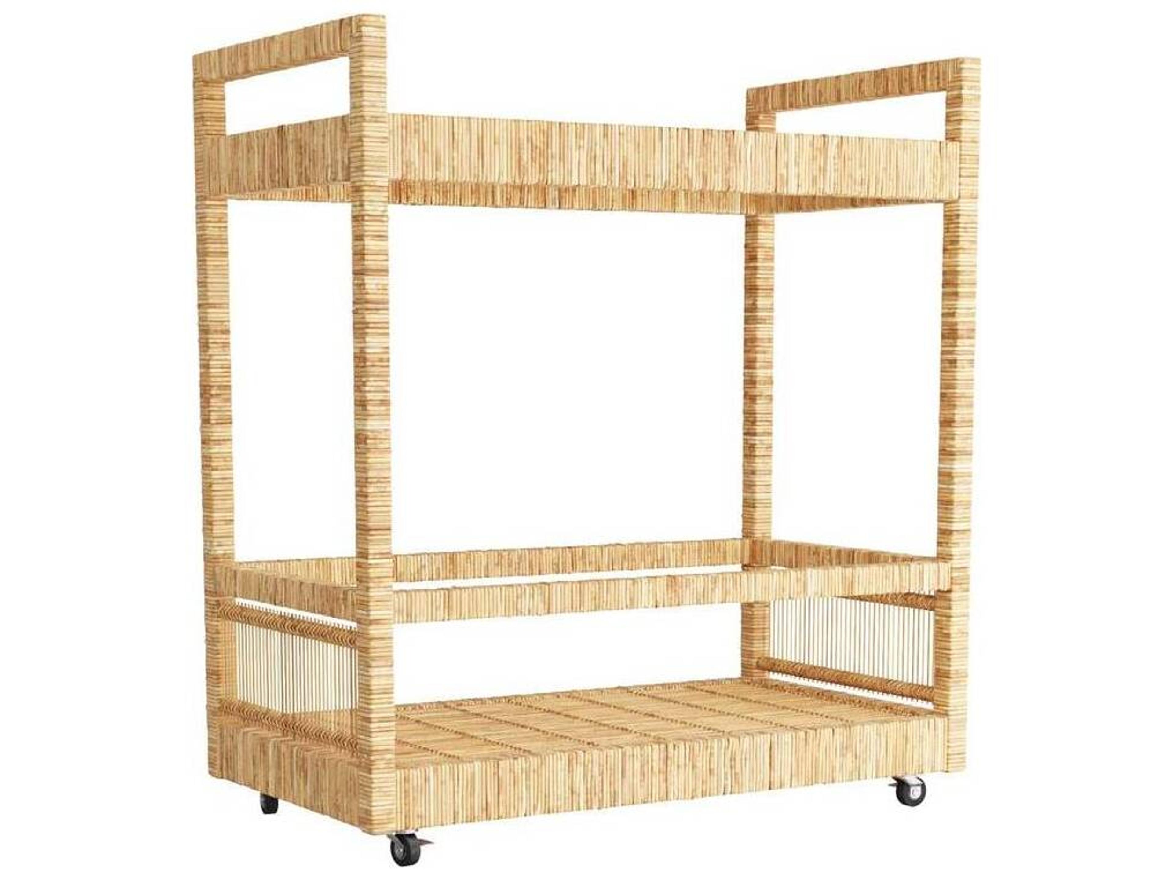 Arteriors Home Wood Natural Bar Cart