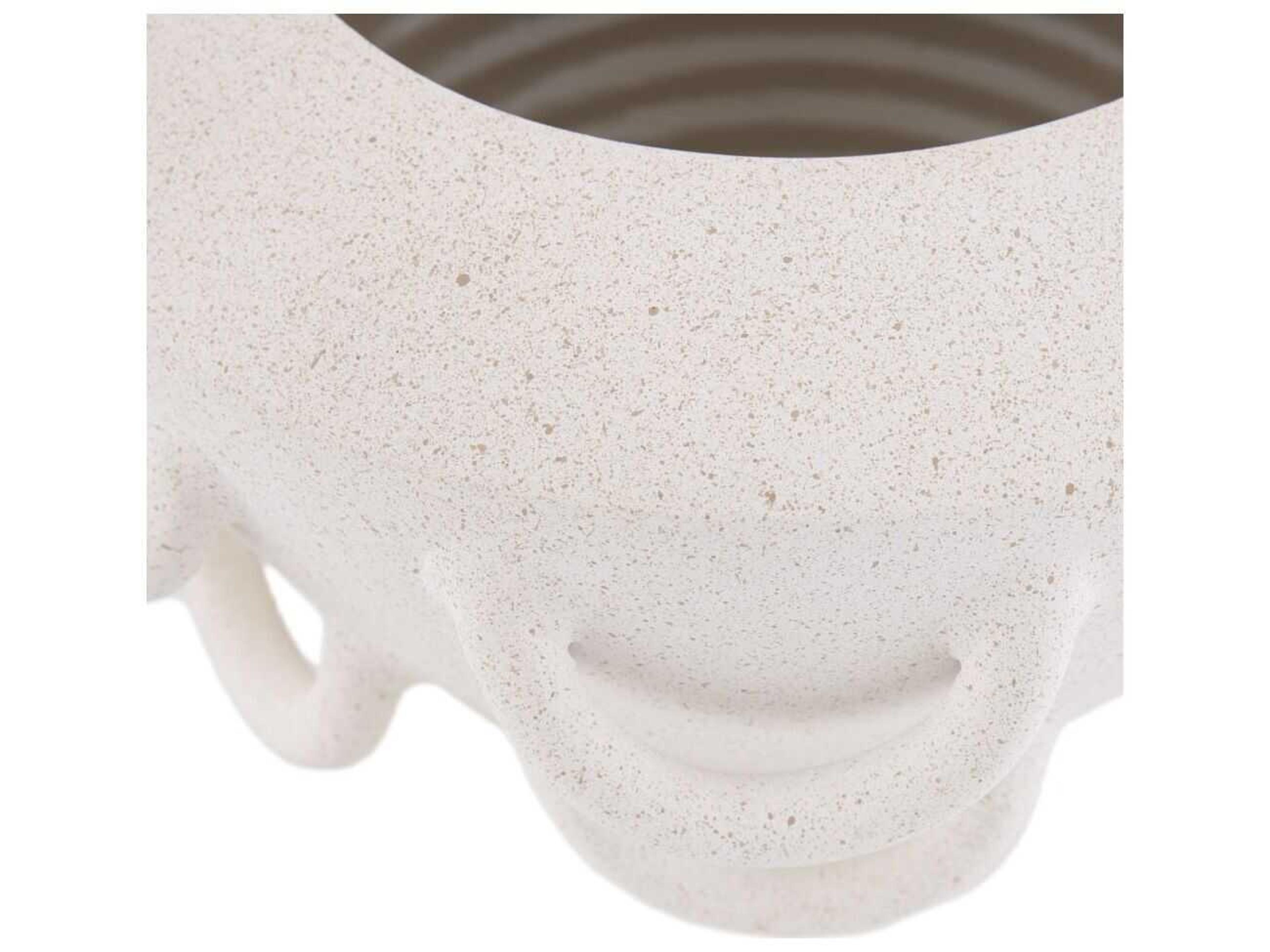 Arteriors Home Paloma Speckled Ivory Vase