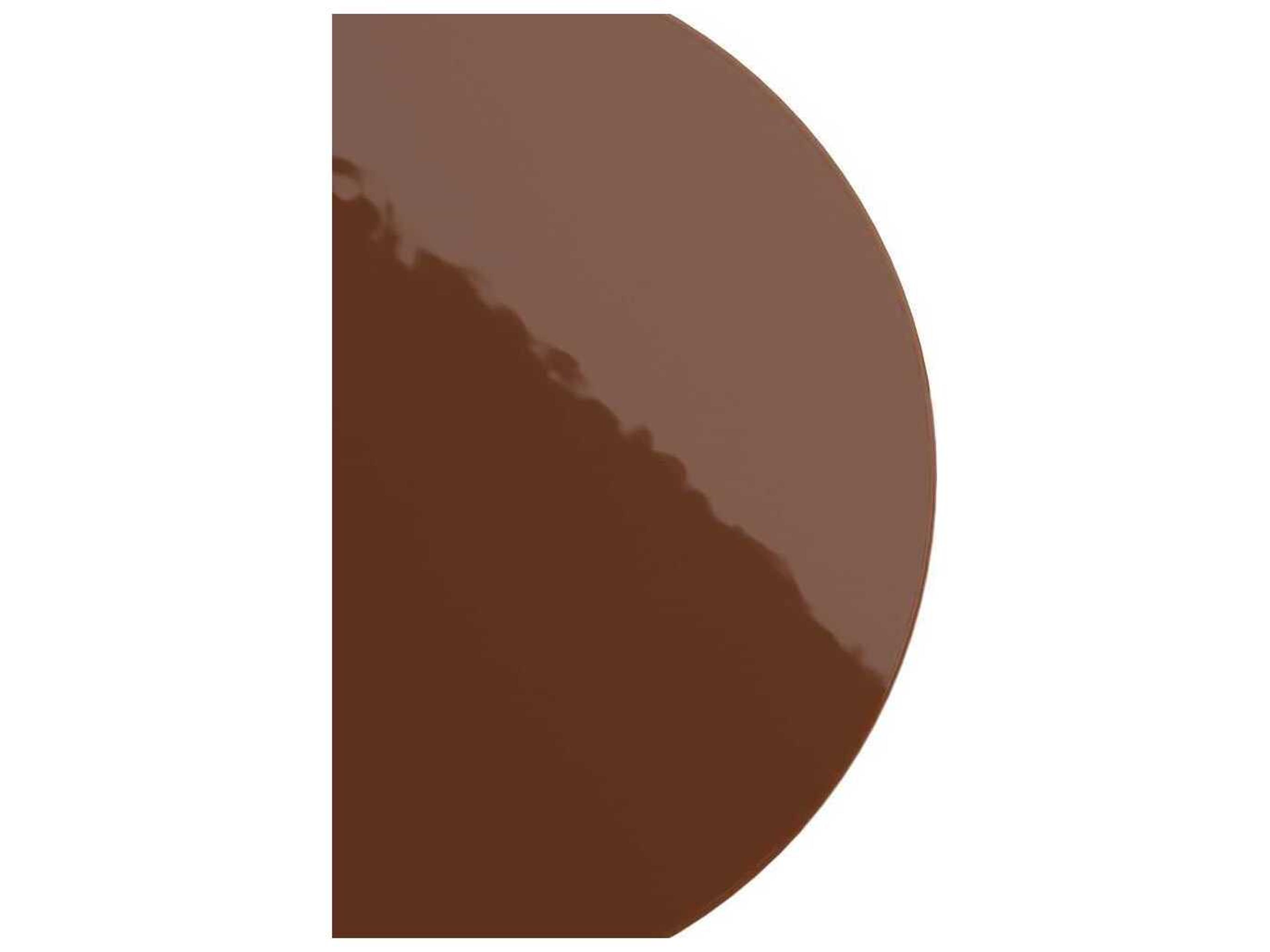 Arteriors Home Uma Round Fiberglass Paprika End Table