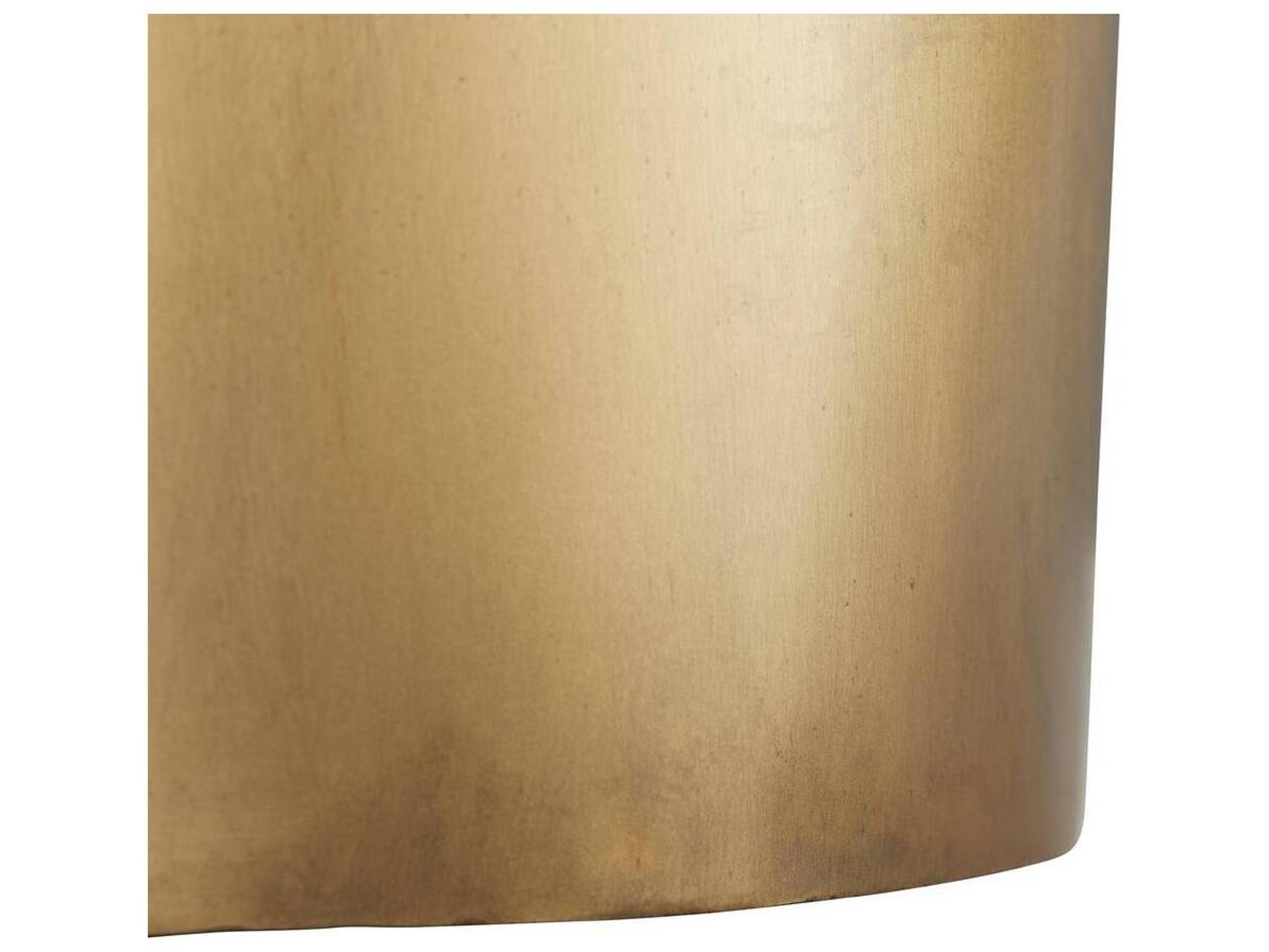 Arteriors Home Lowry Metal Antique Brass End Table