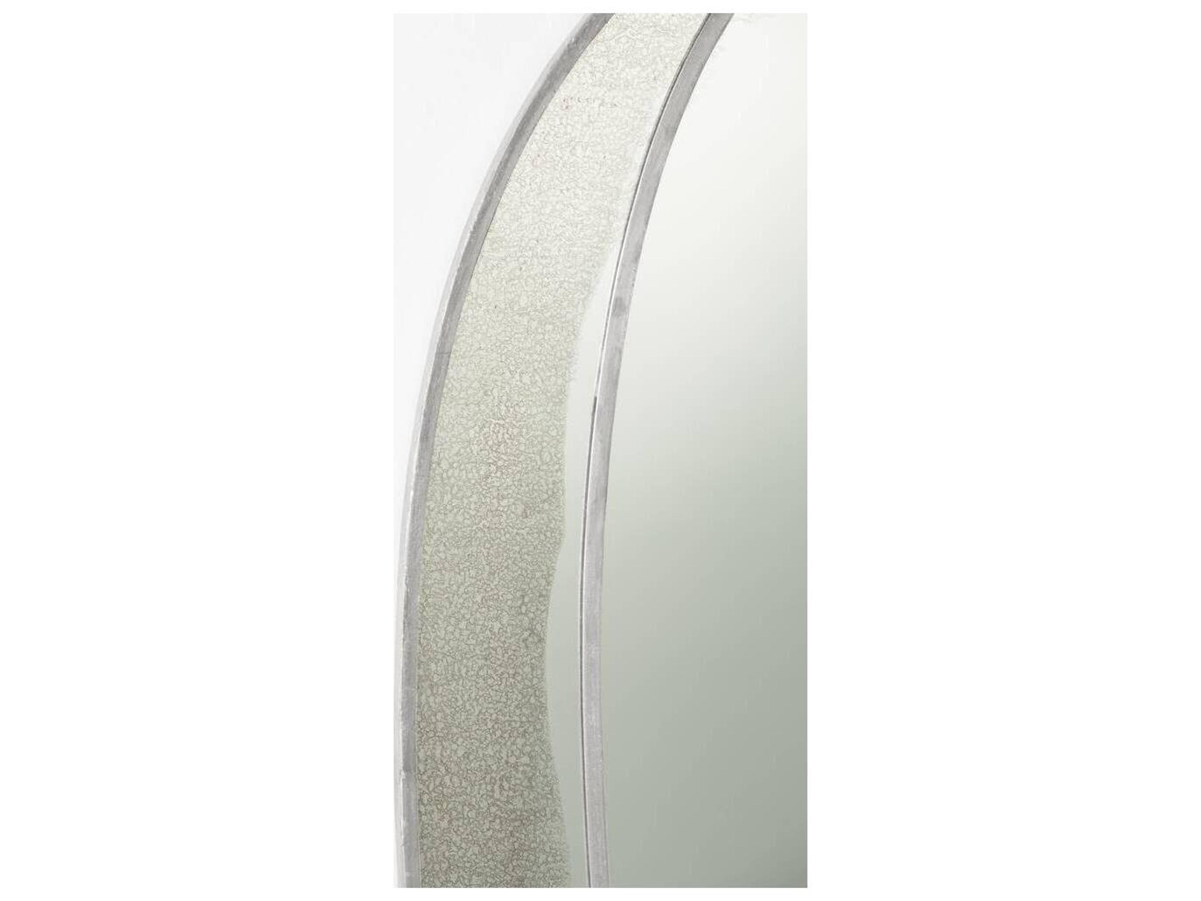 Arteriors Home Nadine Champagne Leaf Oval Wall Mirror