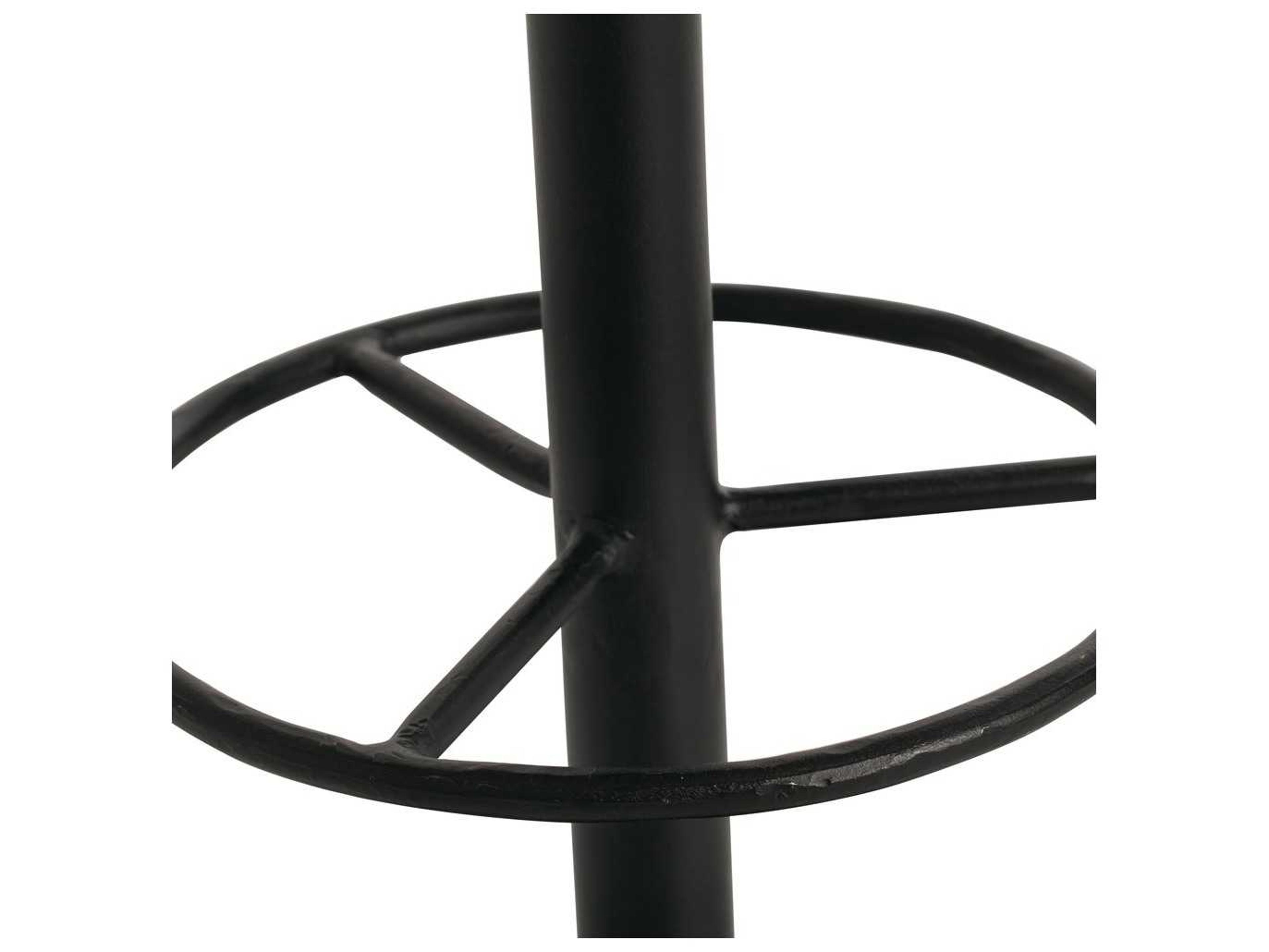 Arteriors Home Caymus Natural Waxed Wood Iron Swivel Mango Counter Stool