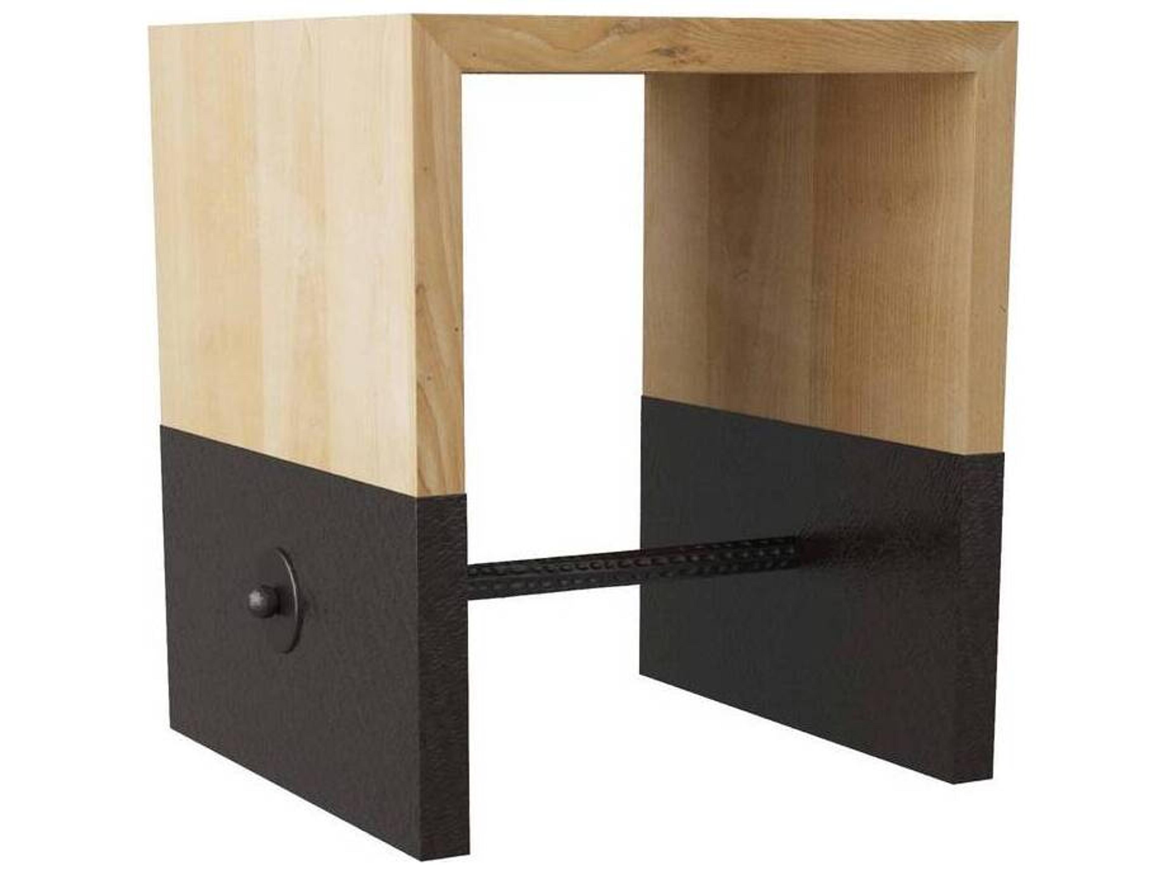 Arteriors Home Lyle Rectangular Wood Bronze End Table