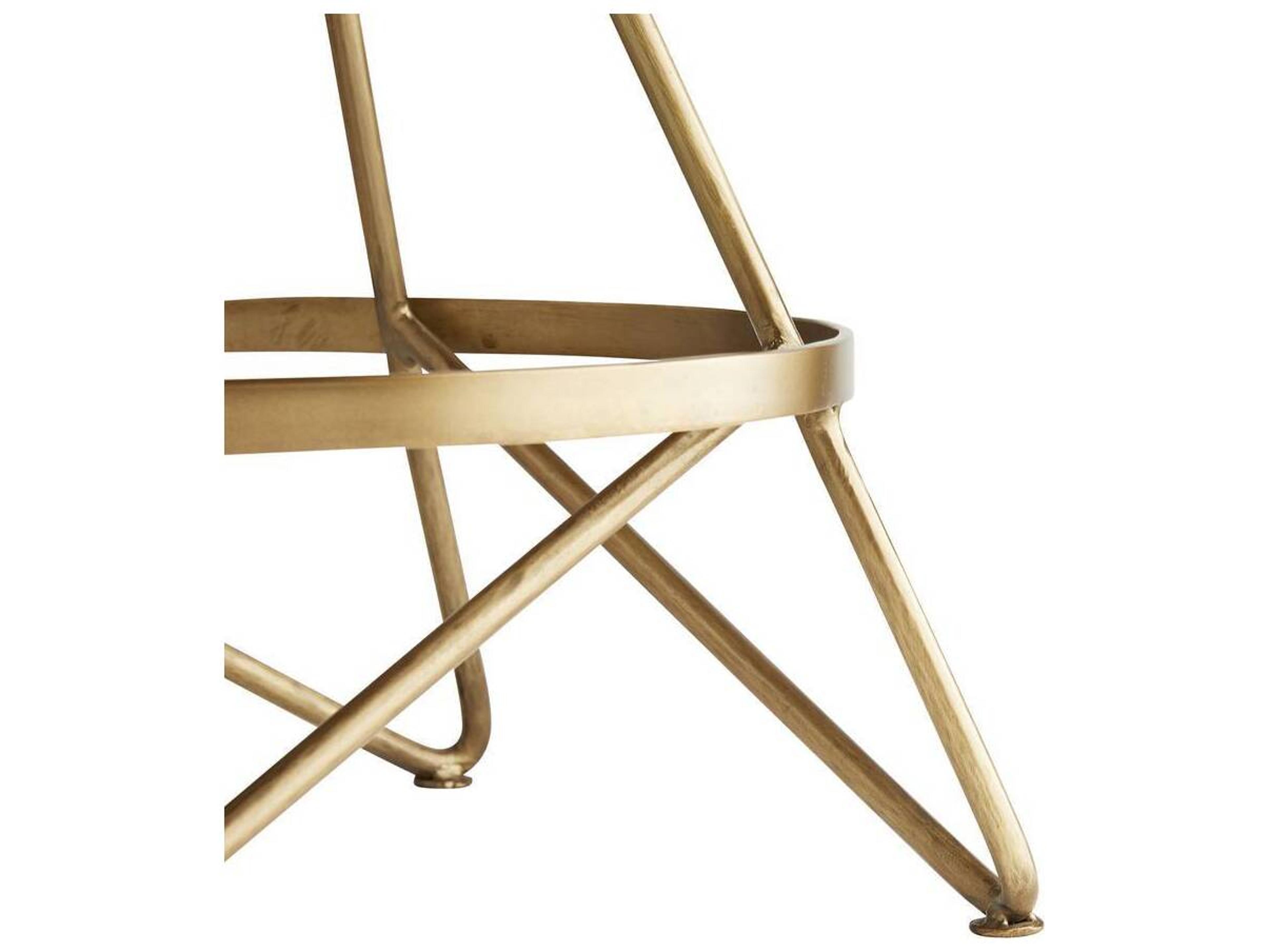 Arteriors Home Wyndham Swivel Natural Wax Counter Stool