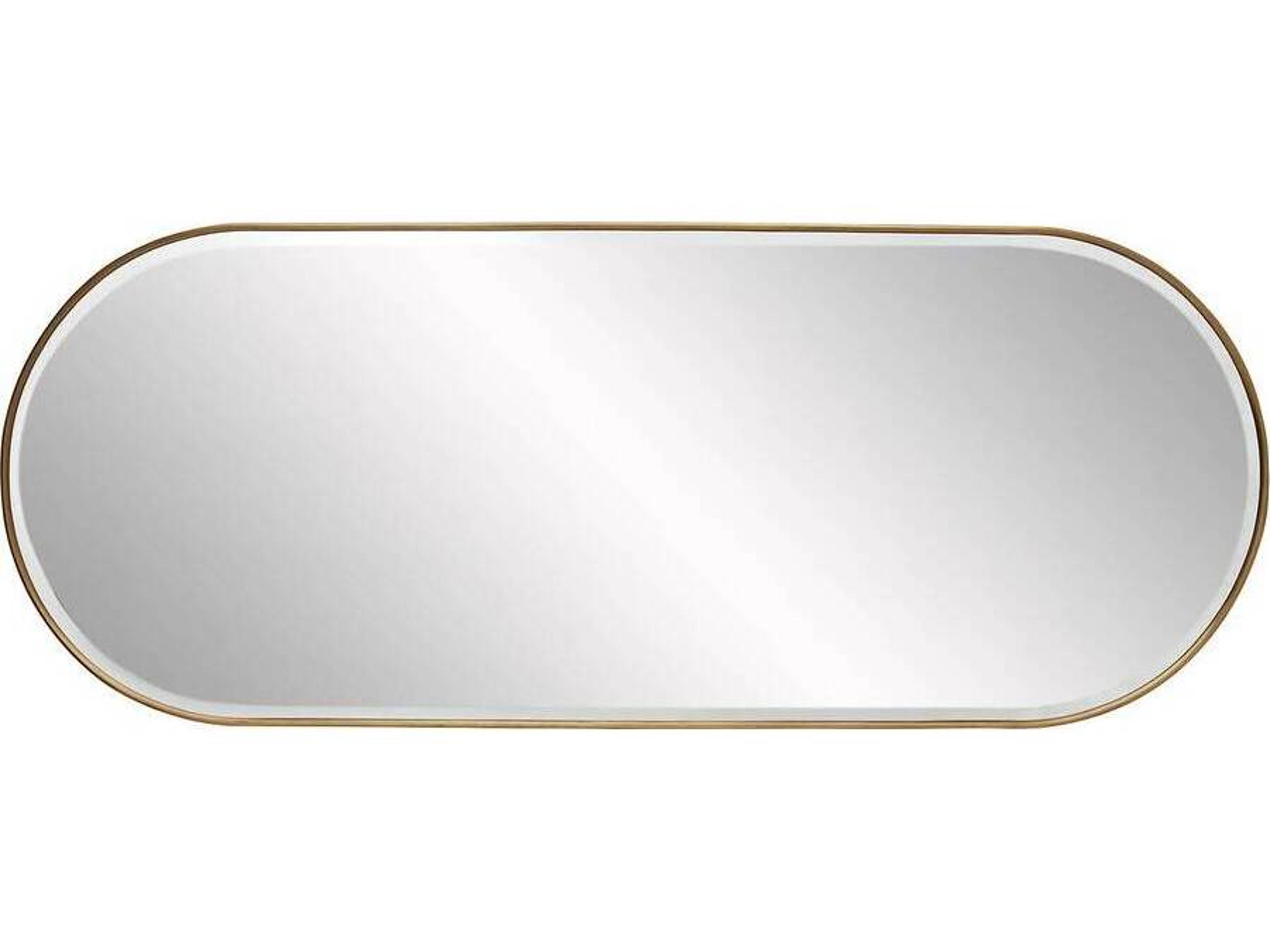 Arteriors Home Vaquero Vintage Brass Oval Wall Mirror