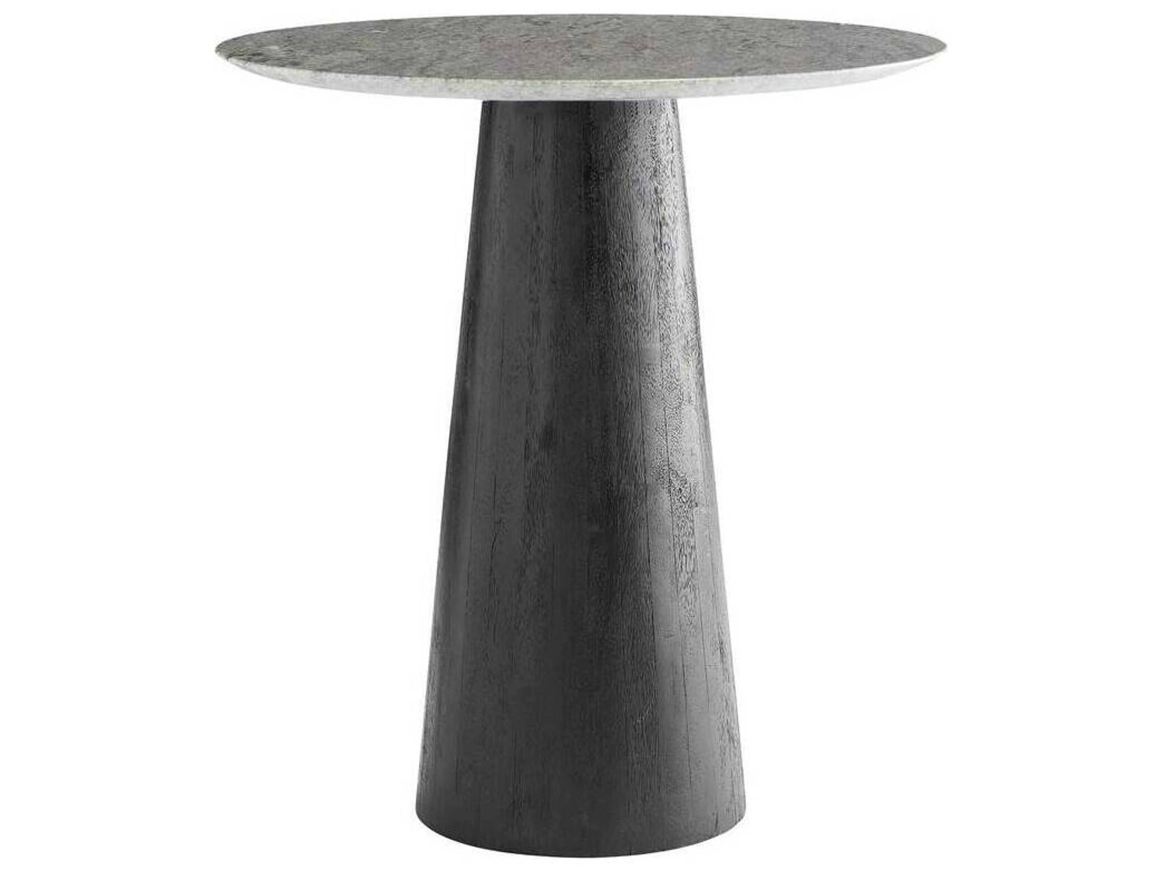 Theodore End Table Round Marble Top