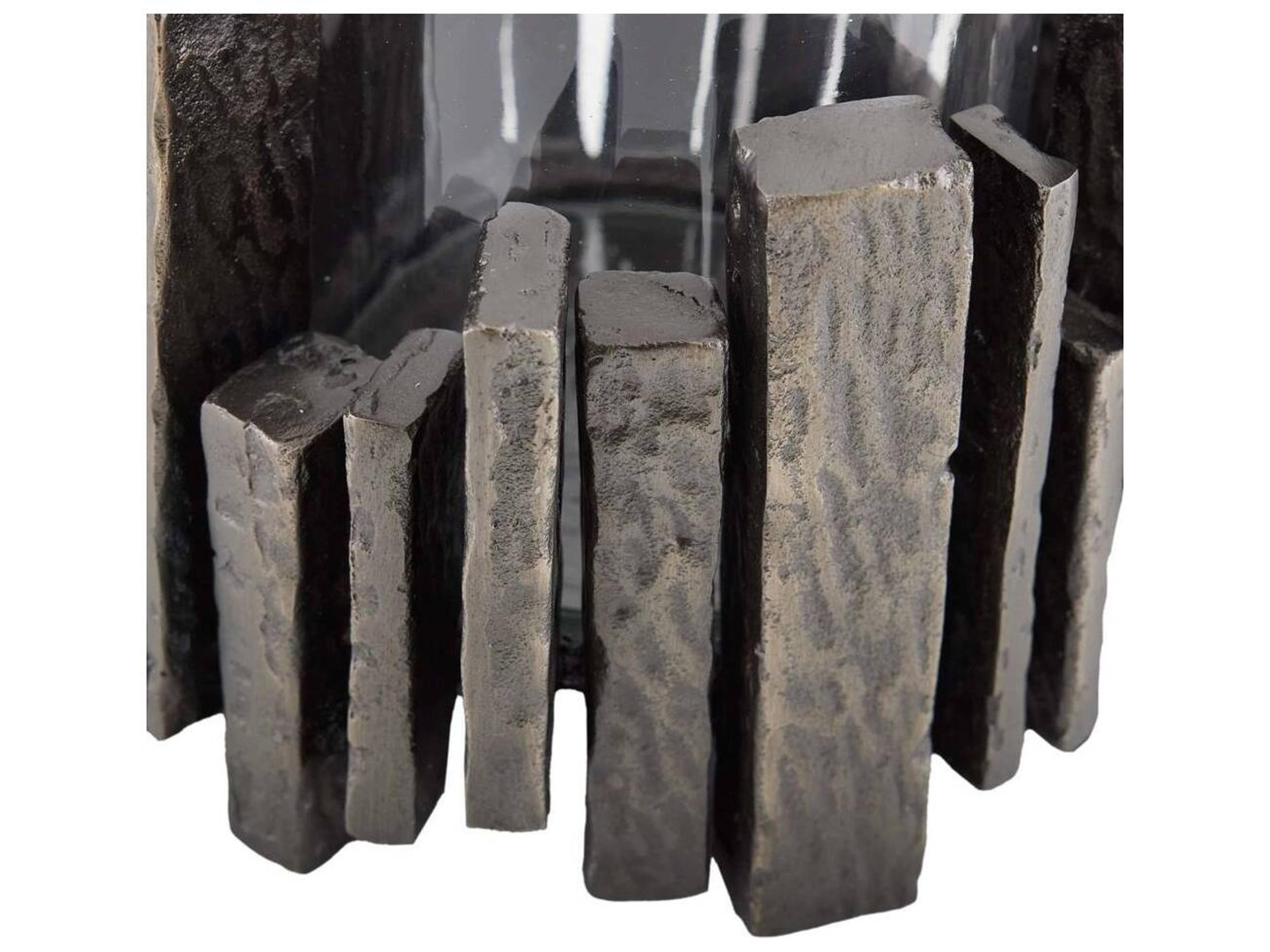 Arteriors Home Salvator Antiqued Aluminum Hurricane