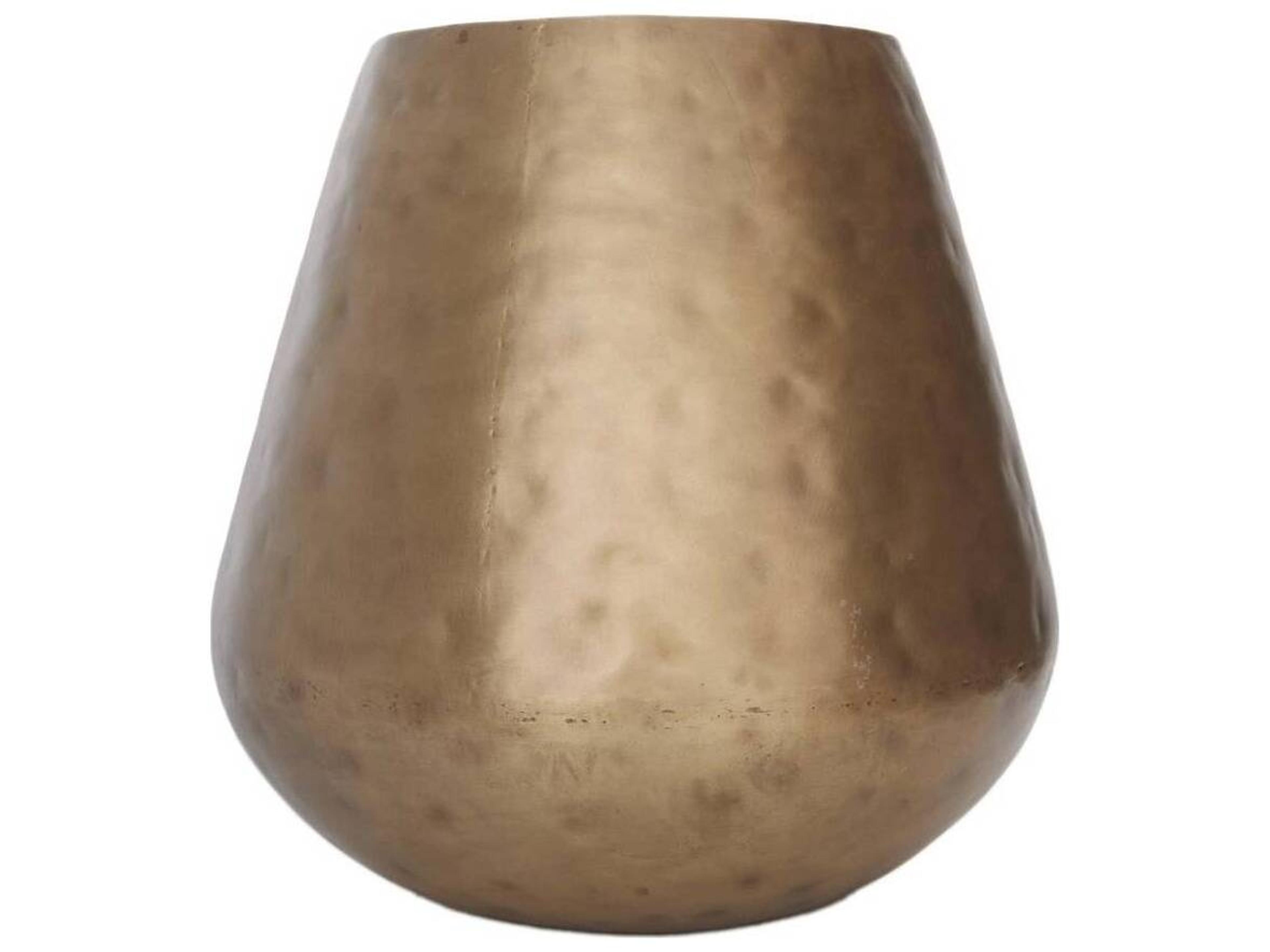 Arteriors Soledad Large Vase Antique Brass Finish