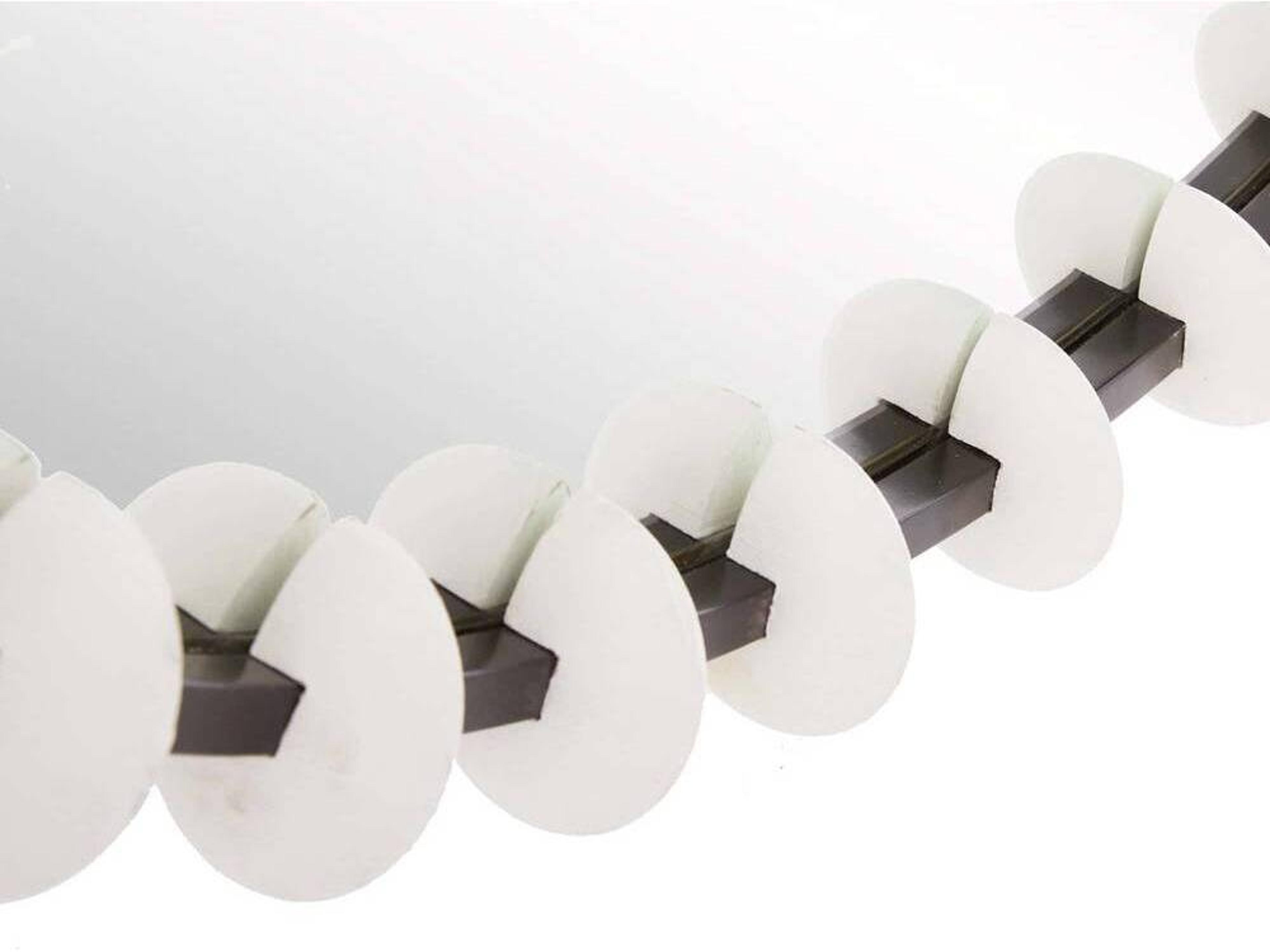 Arteriors Home Pira White Gesso Round Wall Mirror