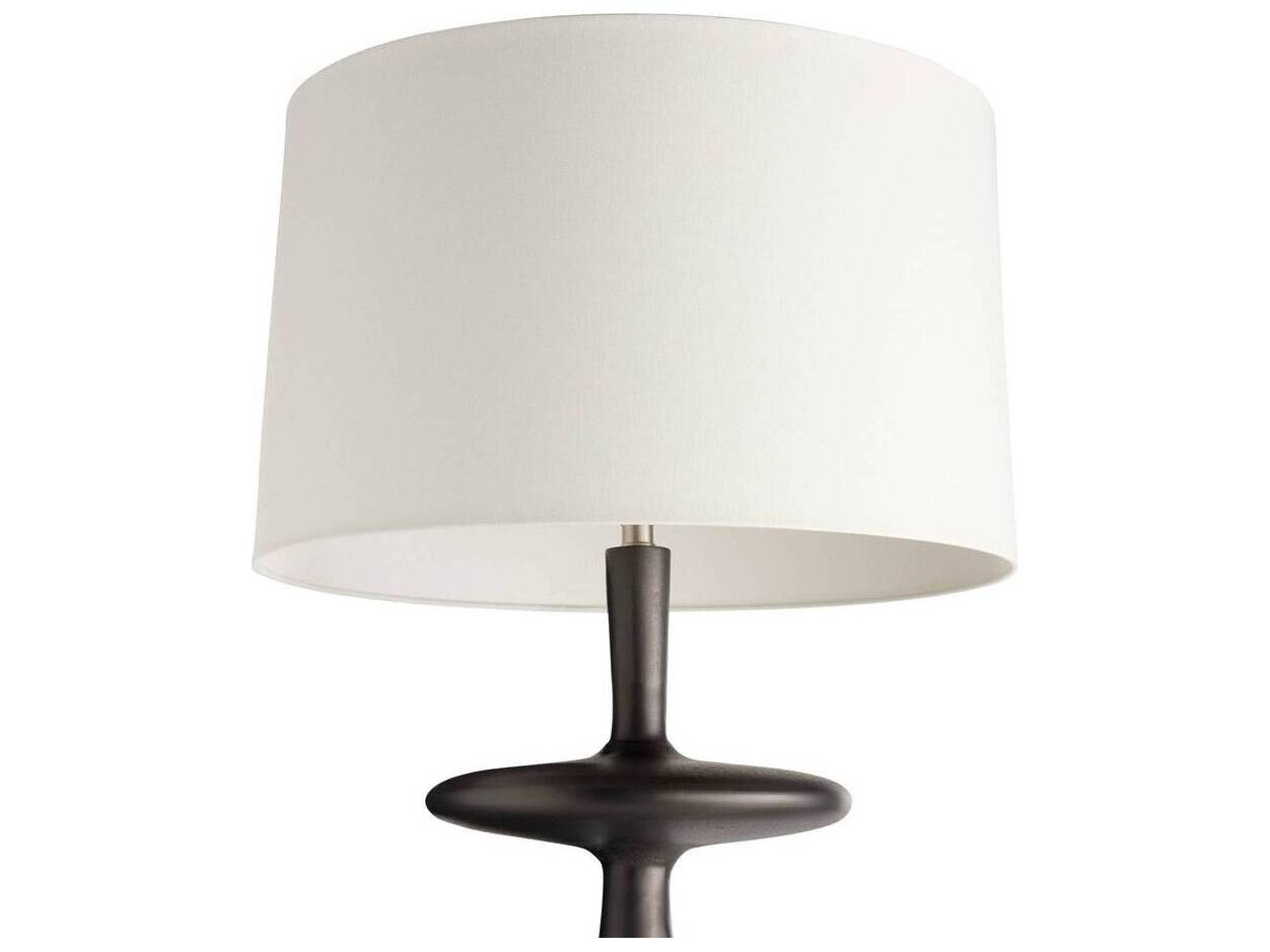 Arteriors Home Putney Antiqued Aluminum Black Floor Lamp