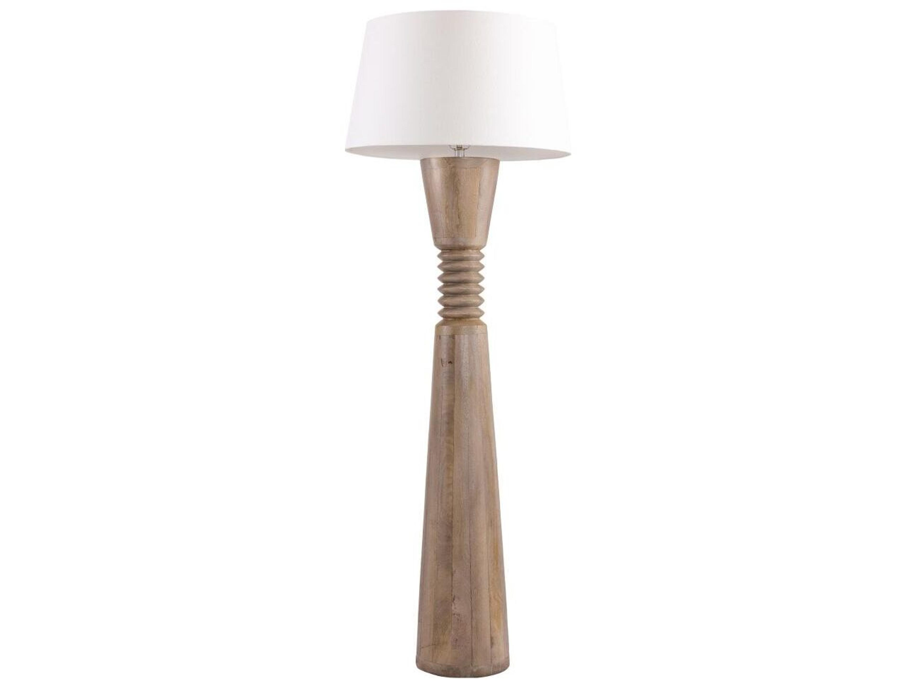 Arteriors Home Sedona Cerused Oak Brown Floor Lamp
