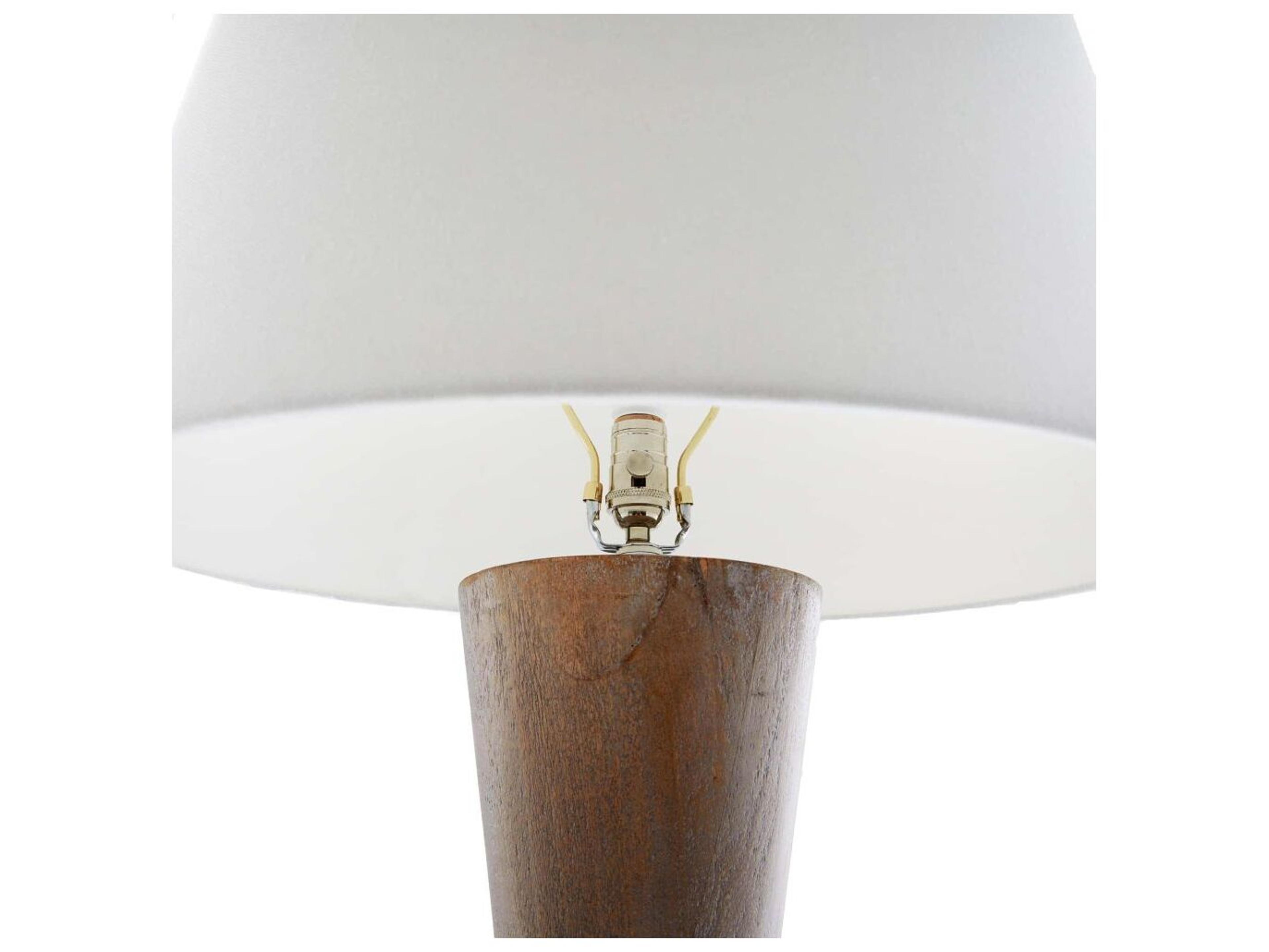 Arteriors Home Sedona Cerused Oak Brown Floor Lamp