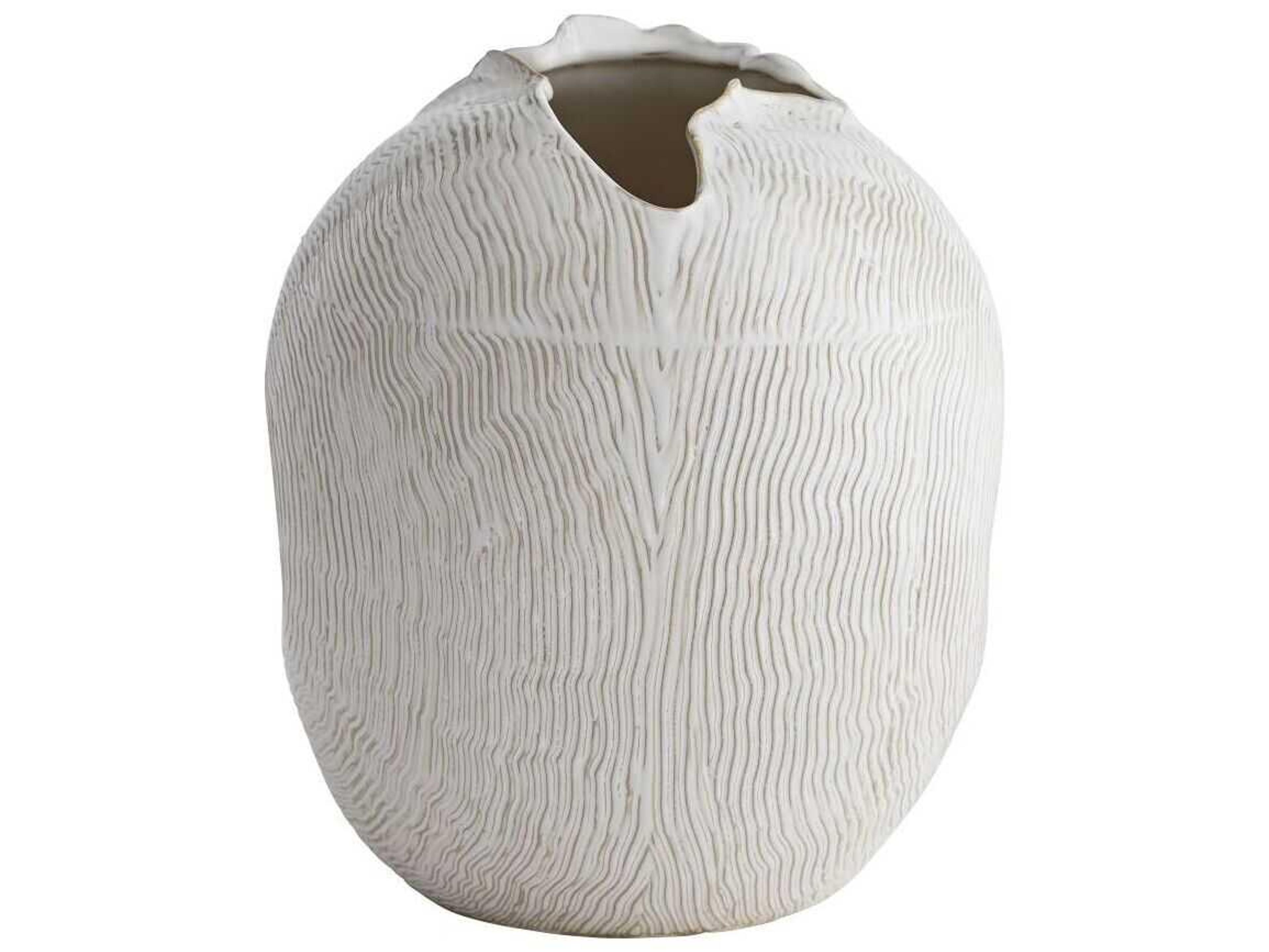 Arteriors Home Blume White Wash Vase Set of 3