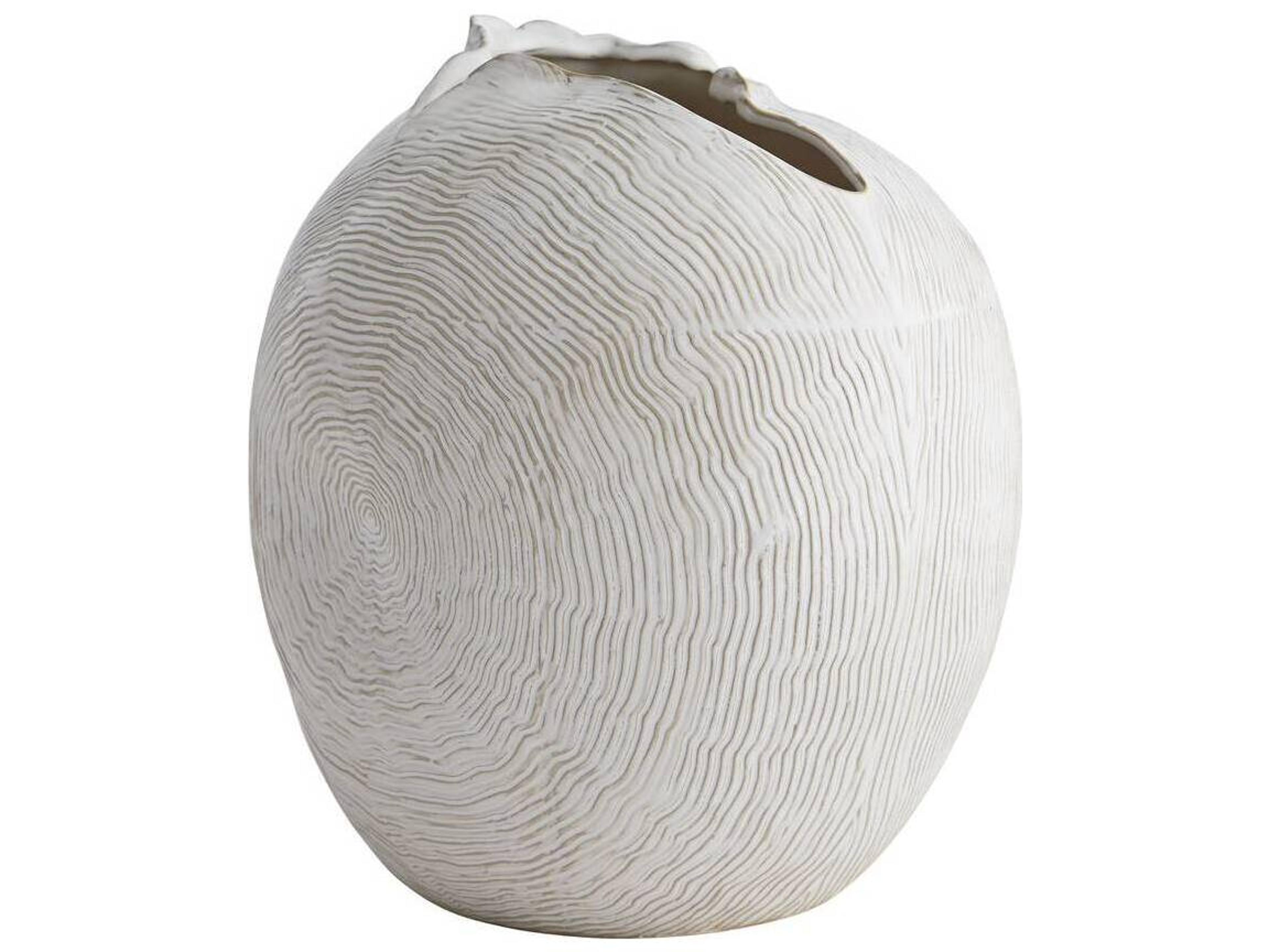 Arteriors Home Blume White Wash Vase Set of 3