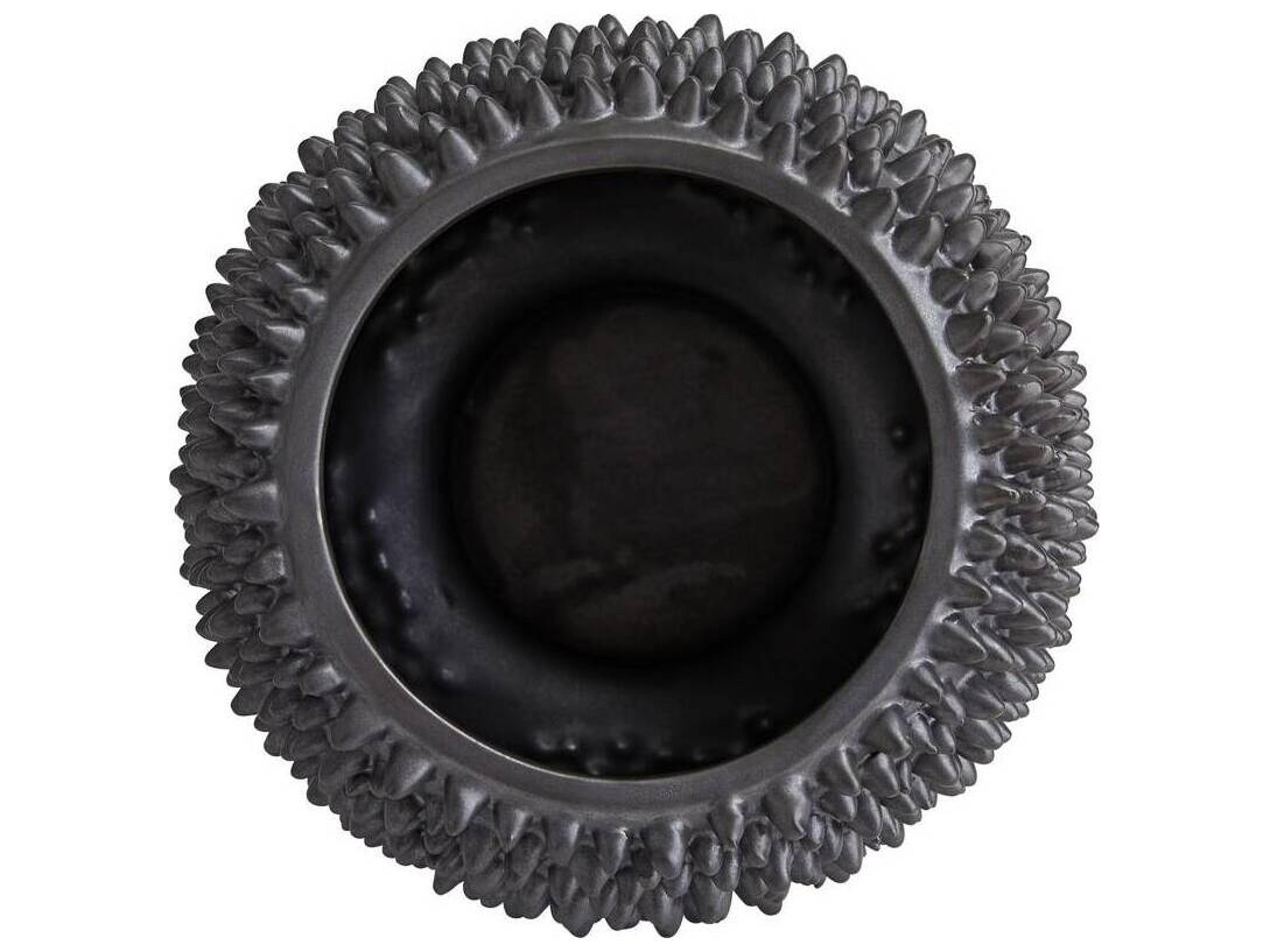 Arteriors Home Daria Matte Black Vase