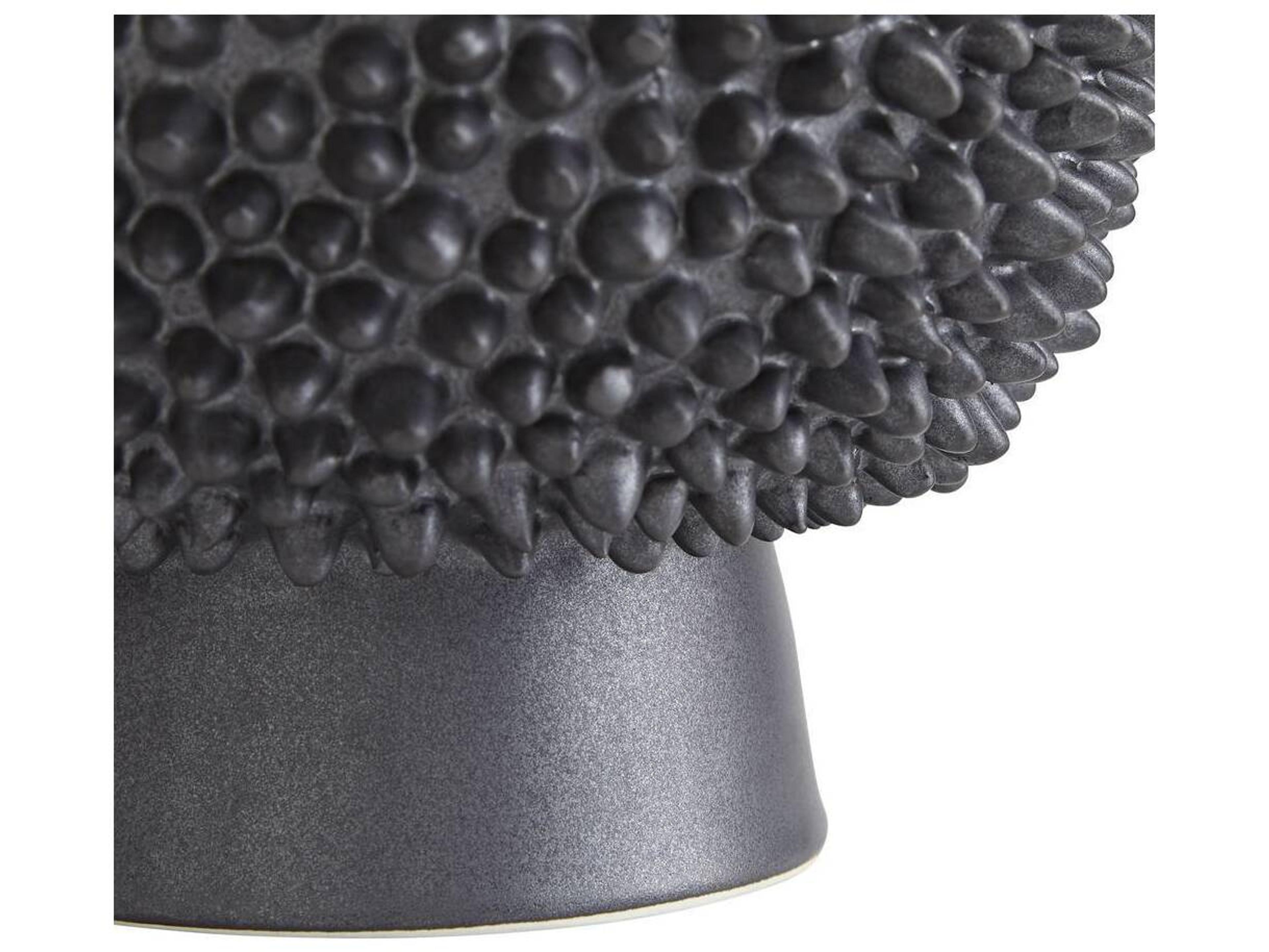 Arteriors Home Daria Matte Black Vase
