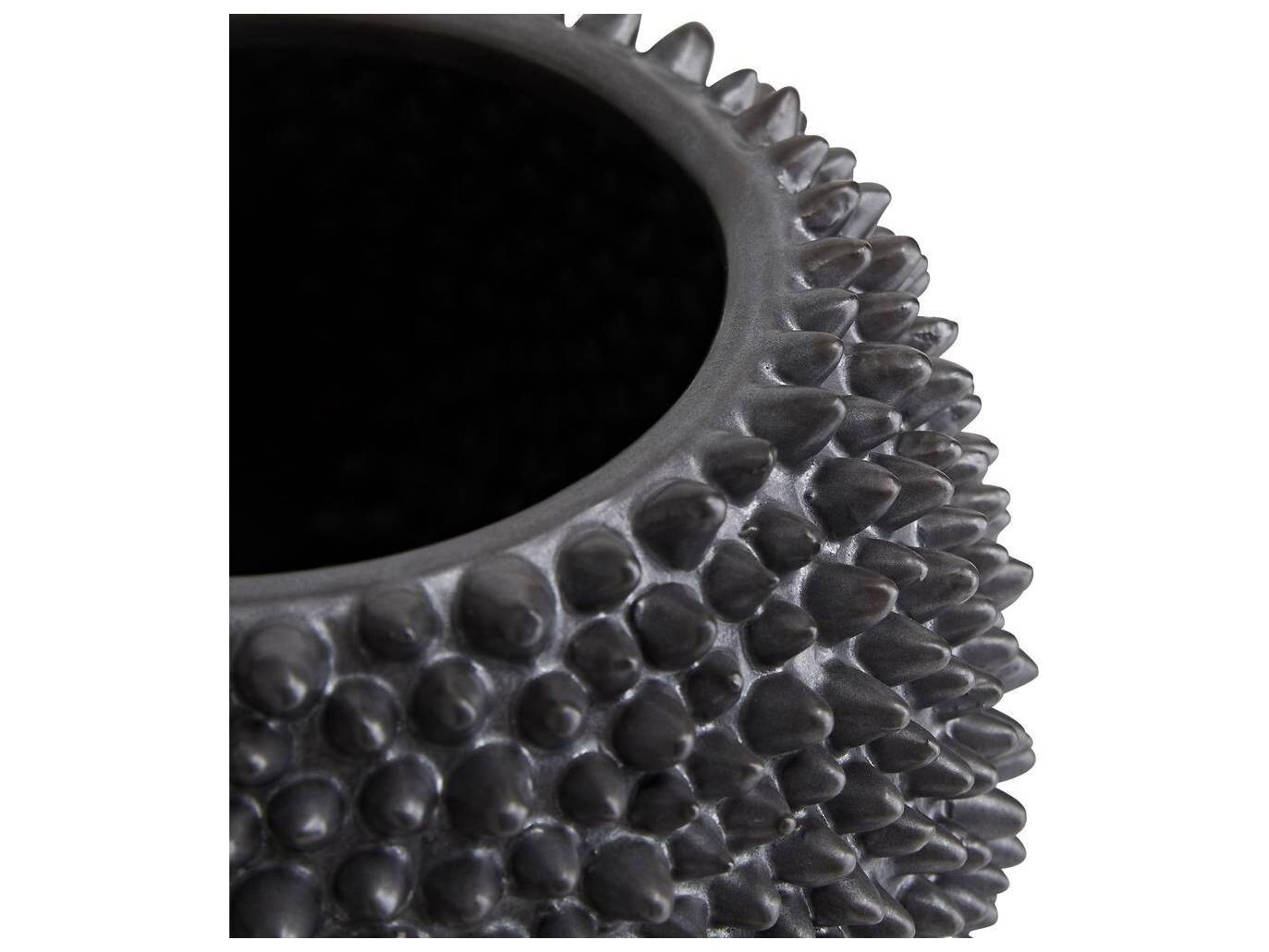 Arteriors Home Daria Matte Black Vase