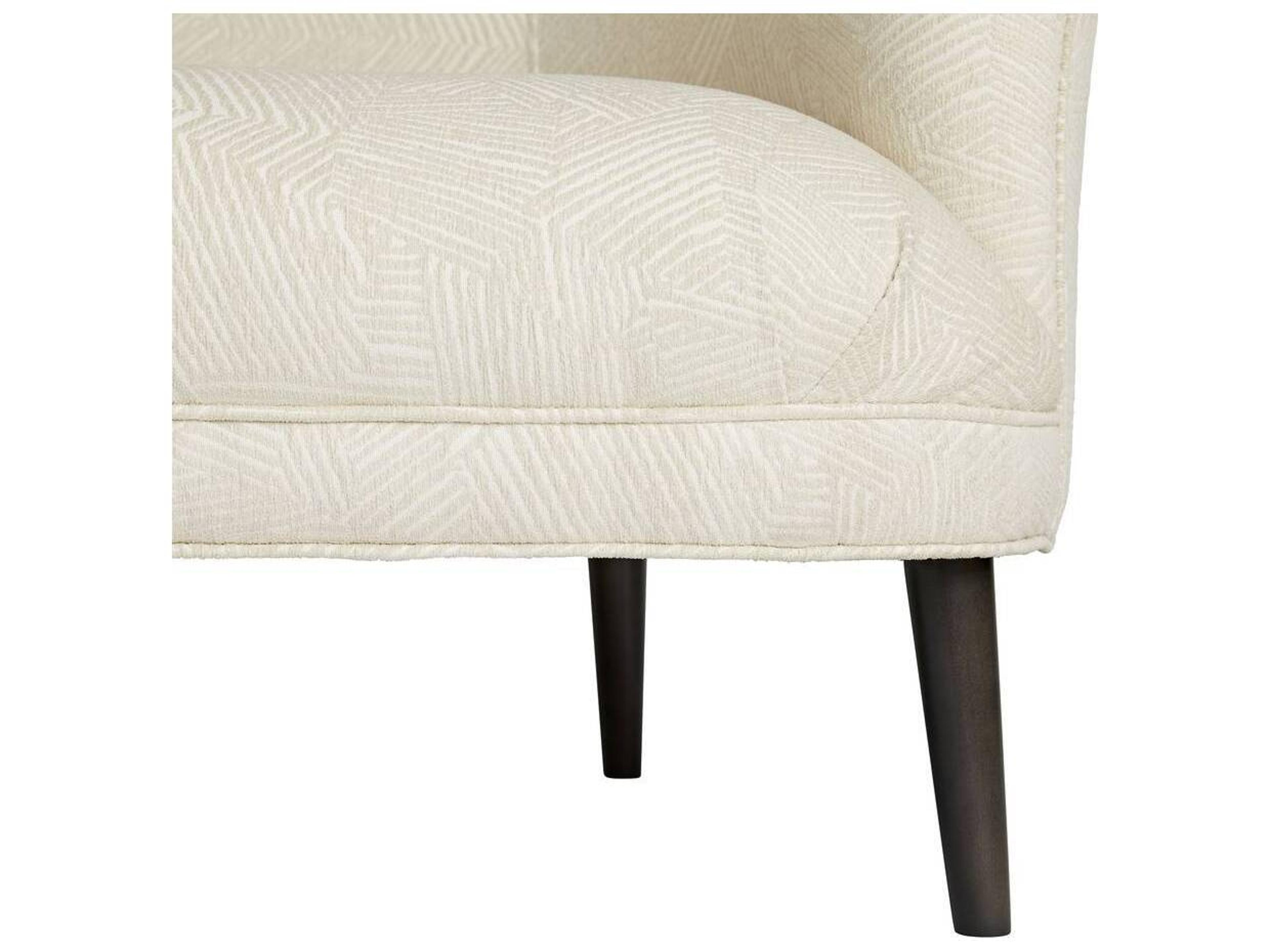 Arteriors Home Duprey Textured Ivory Grey Ash Beige Upholstered Loveseat